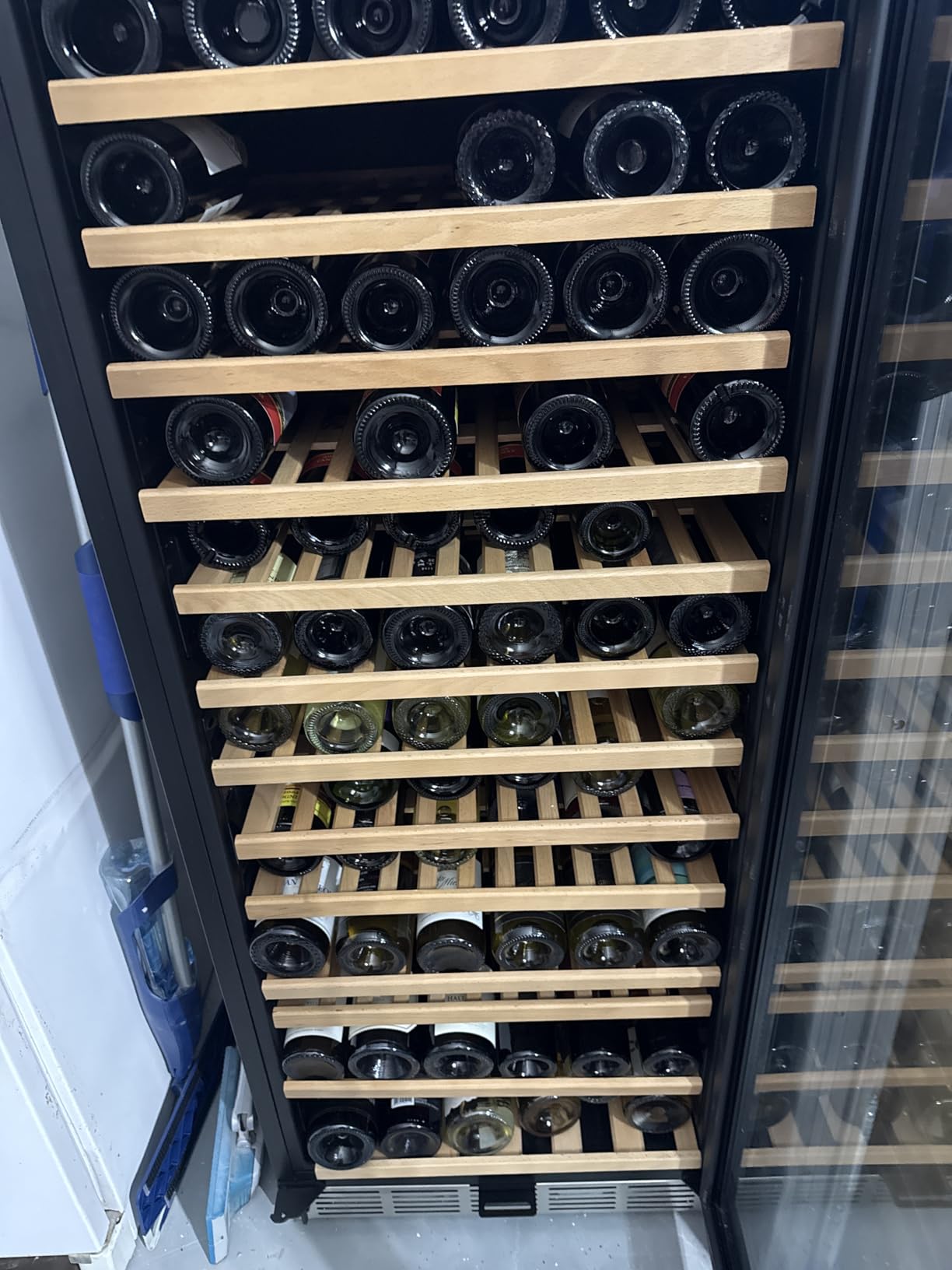 24 Inch Dual Zone Wine and Beverage Refrigerator, Built-in or Freestanding Cooler with French Doors, Under Counter Drink Fridge with Upgraded Compressor for Beer, Wine, and Soda customer photo 2