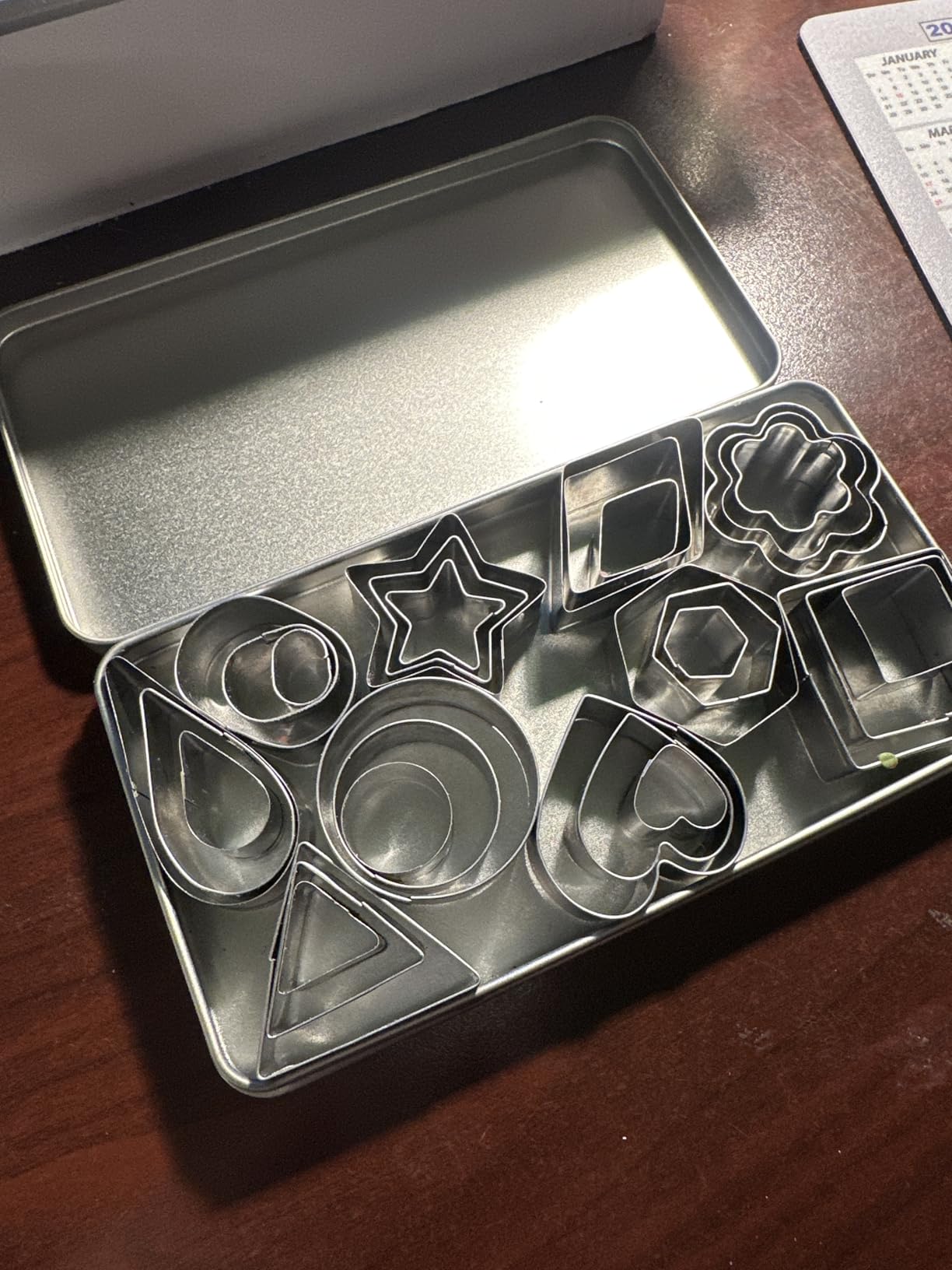 30Pcs Mini Cookie Cutter Set with Box, Small Stainless Steel Fruit Veggie Tiny Polymer Clay Cutters for Kids, Geometric Set for Biscuit Mold customer photo 1