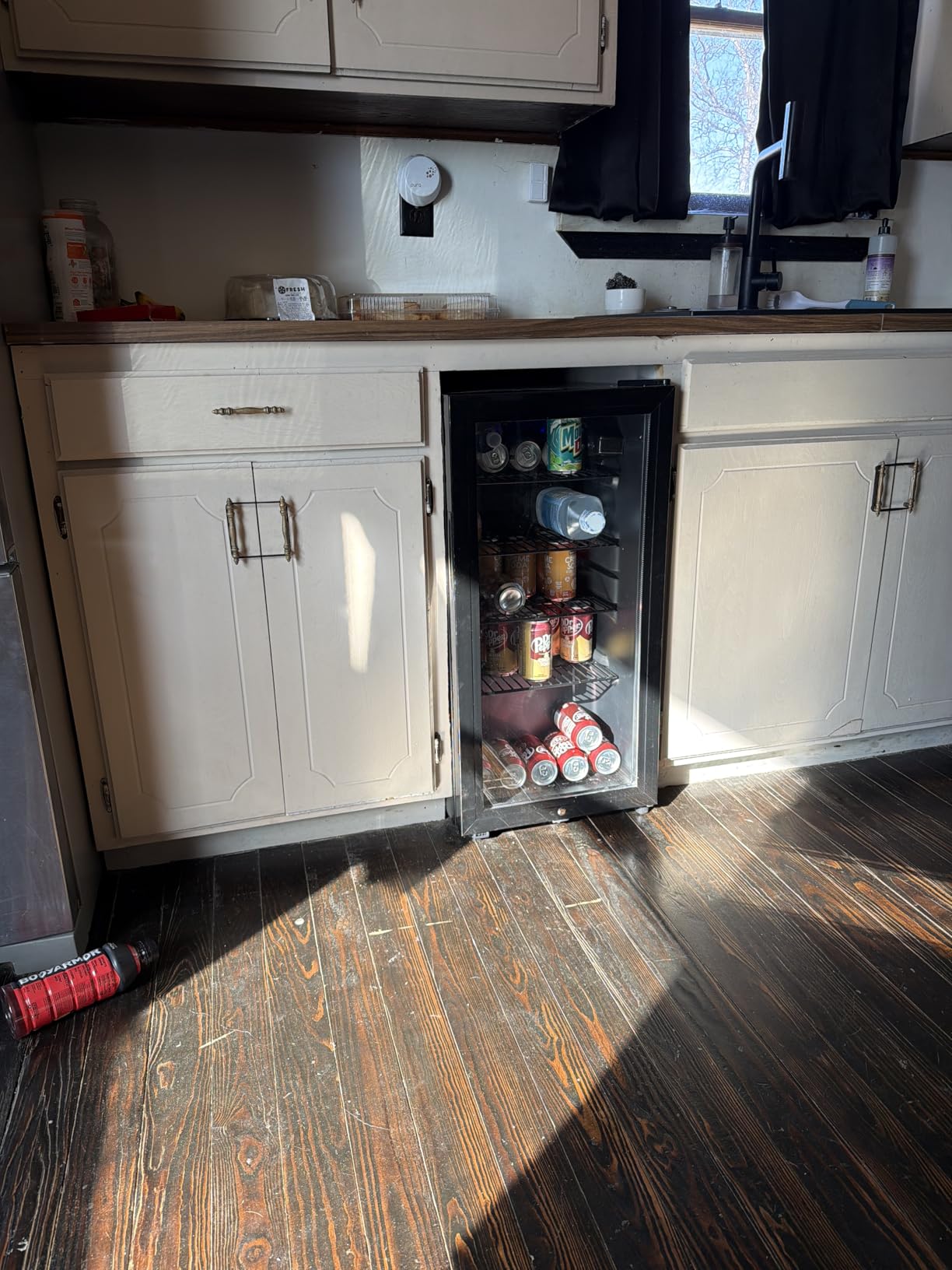 Beverage Refrigerator, 3.2 Cu.ft Mini Fridge with Double Glass Door, Cooler for Soda, Beer or Wine for Home, Office or Bar with Adjustable Removable Shelves customer photo 2
