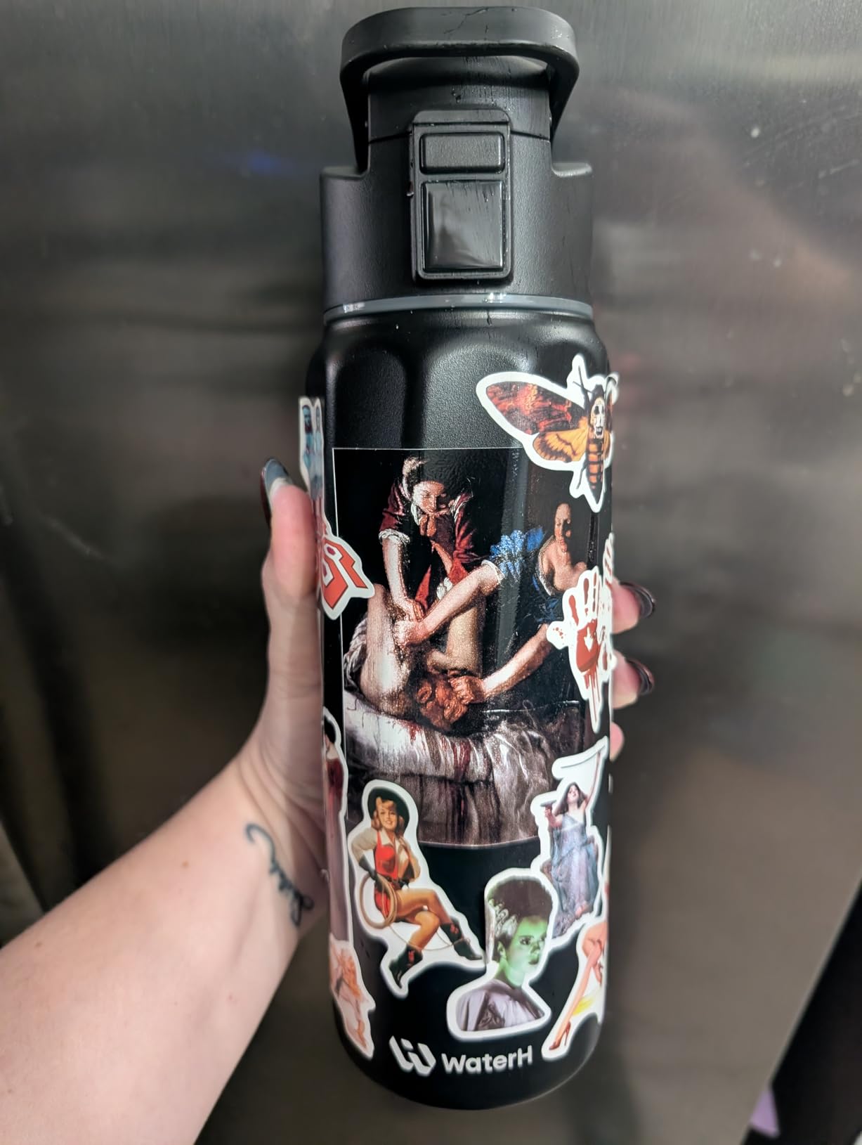 BOOST Smart Water Bottle with Reminder & Tracker, Double Wall Vacuum Insulated Bottles Stainless Steel, 32oz BPA-Free Wide Mouth for School, Gym, Office customer photo 1