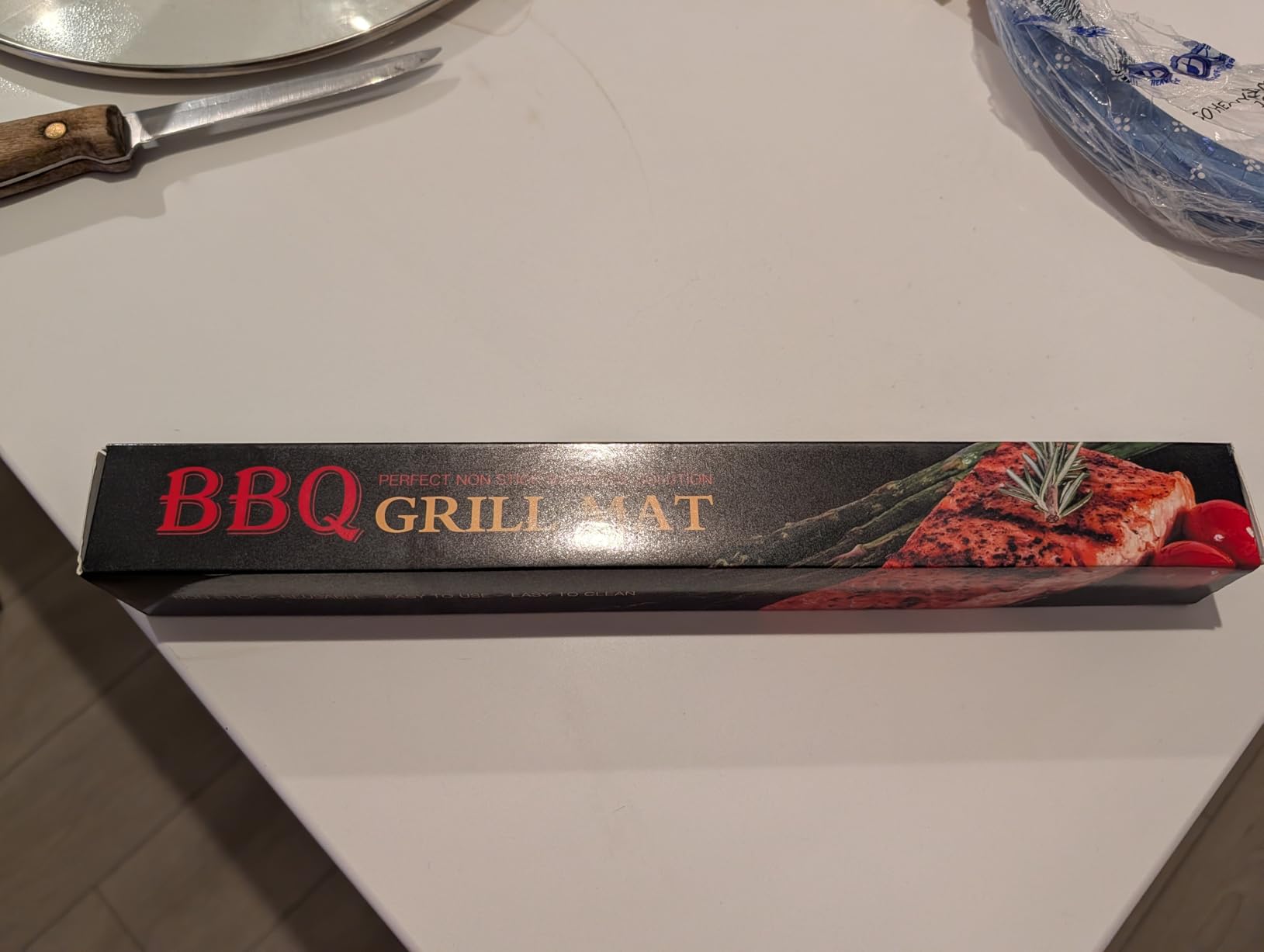 UBeesize 2 Pack Nonstick Grilling Mats for 28 Inch Blackstone Griddle, Resuable Cooking Mat for Grilling, BPA and PFOA Free Heavy Duty BBQ Grill Mats, Griddle Accessories Kit -28 x 17.8 Inch customer photo 2