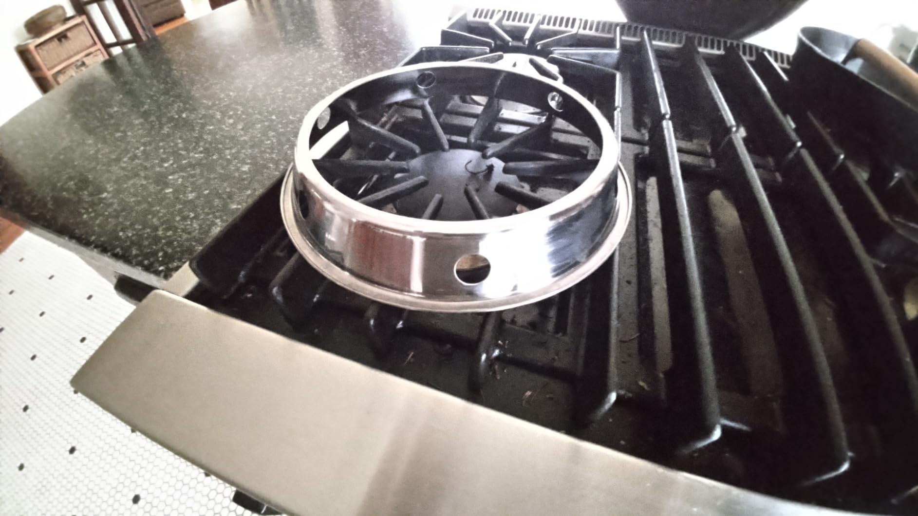 Universal Wok Ring Stand - Sturdy Stainless Steel Support for Woks, Fits Most Home Kitchens & Restaurants customer photo 1