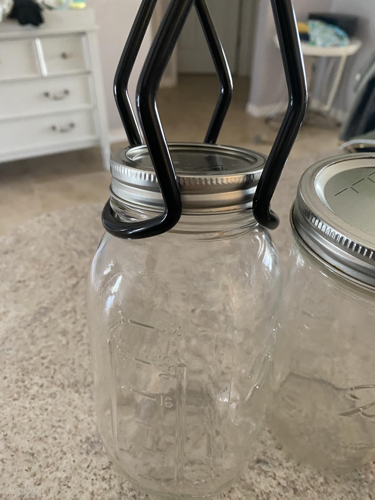 Rainspire Canning Jar Lifter, Canning Tongs Jar Lifter, Canning Tools, Canning Supplies for Home Kitchen, Stainless Steel, Black customer photo 1