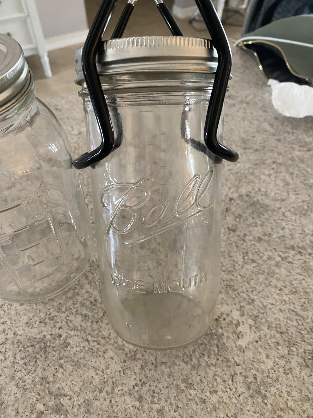 Rainspire Canning Jar Lifter, Canning Tongs Jar Lifter, Canning Tools, Canning Supplies for Home Kitchen, Stainless Steel, Black customer photo 2