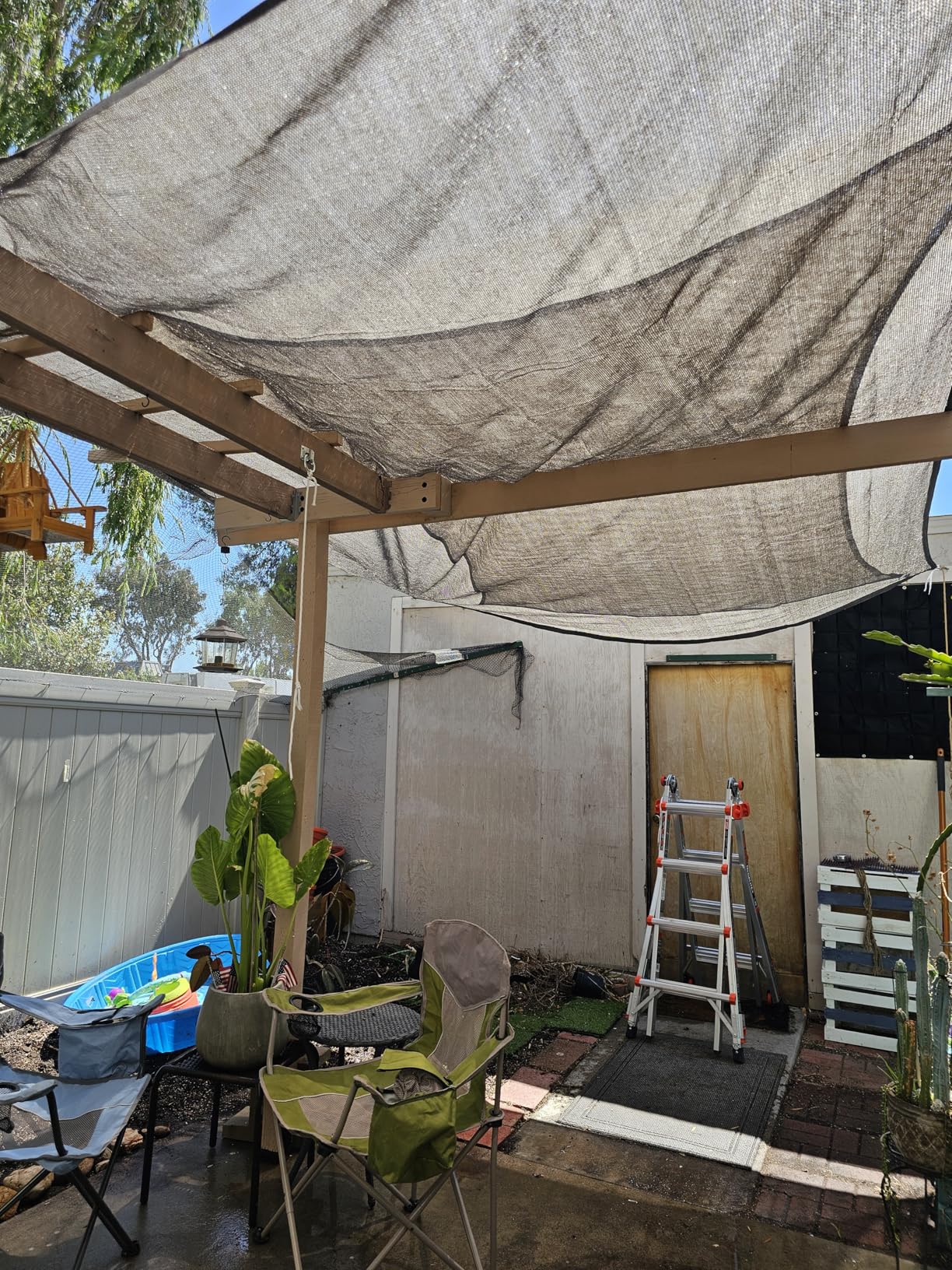 Cool Area Sun Shade Sail 12x16FT Rectangle Shade Canopy Outdoor Sunshade for Patio Backyard Garden, Dark Grey customer photo 1