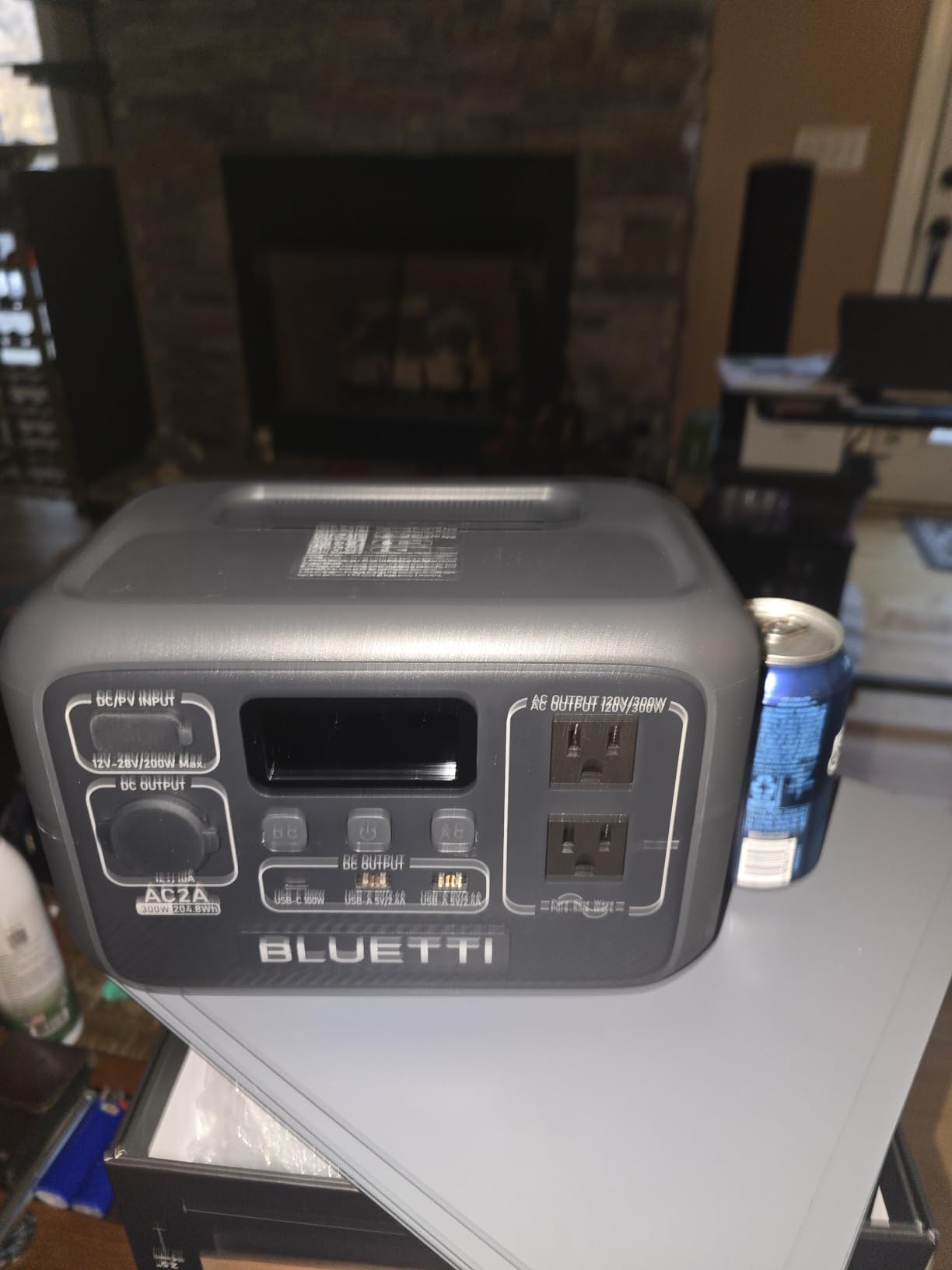 BLUETTI AC2A Portable Power Station, 204Wh Solar Generator LiFePO4 Battery Backup w/ 2 300W (600W Power Lifting) AC Outlets, Recharge from 0-80% in 45 Min, for Camping (Solar Panel Optional) customer photo 1