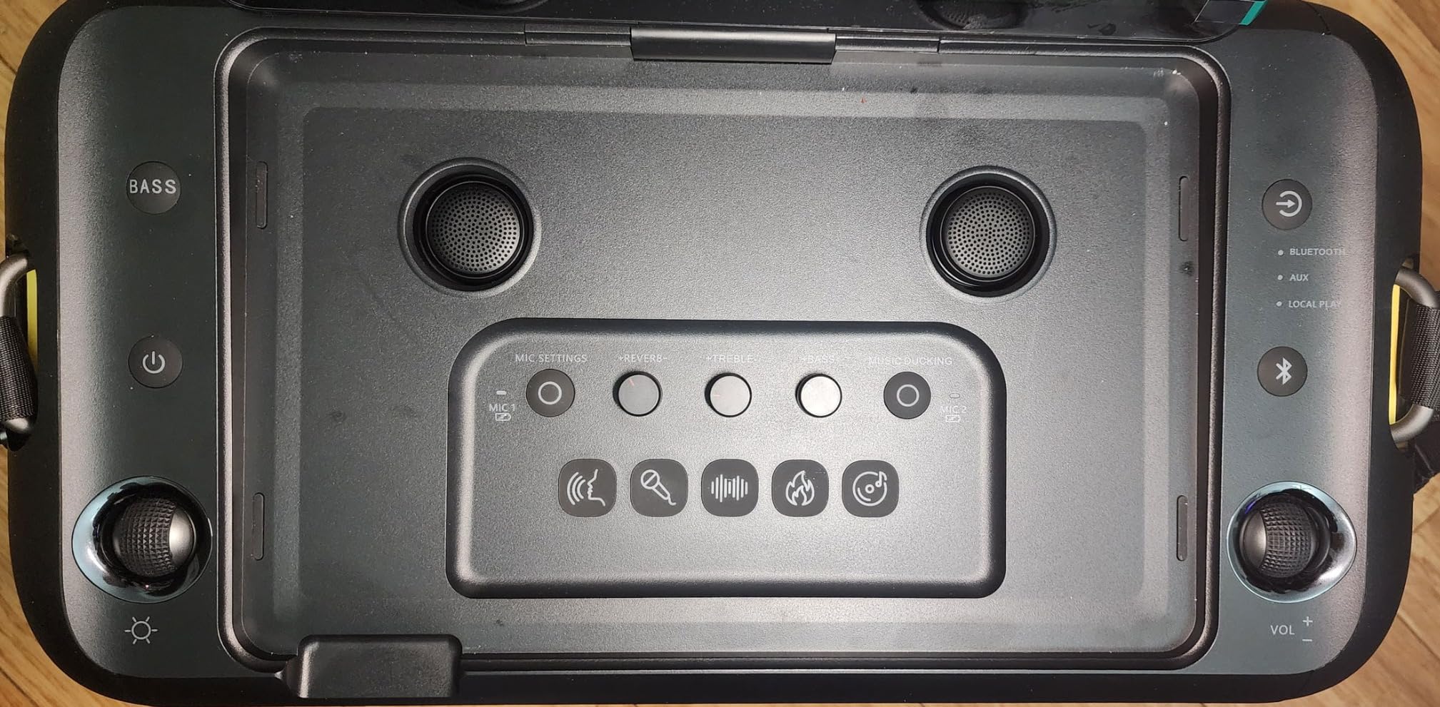 Ikarao Karaoke Machine for Adults with Lyrics Display, Built-in 13.3