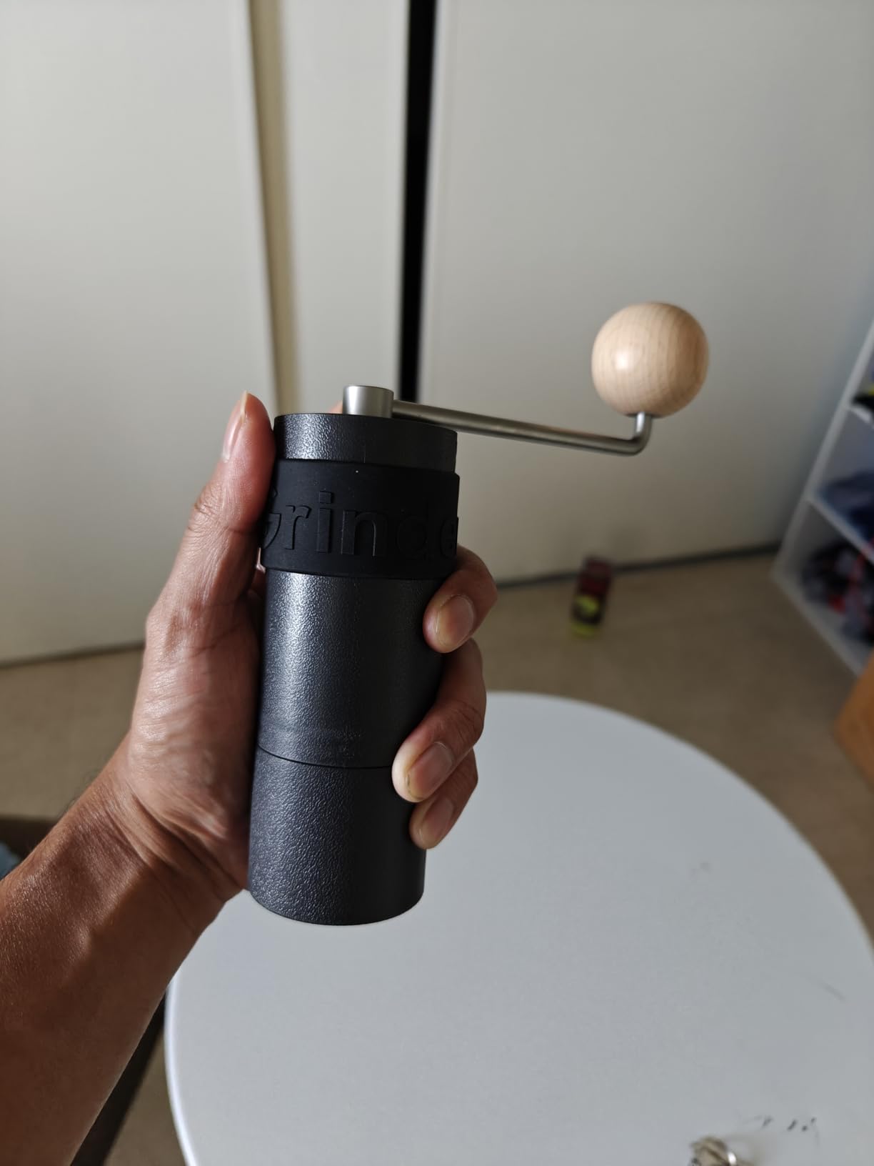 【Famous KOL Recommended】KINGrinder P0 Lightweight Manual Hand Coffee Grinder for Moka pot, French Press, Drip with Assembly Consistency Stainless Steel Conical Burr Mill, 20g Capacity customer photo 1