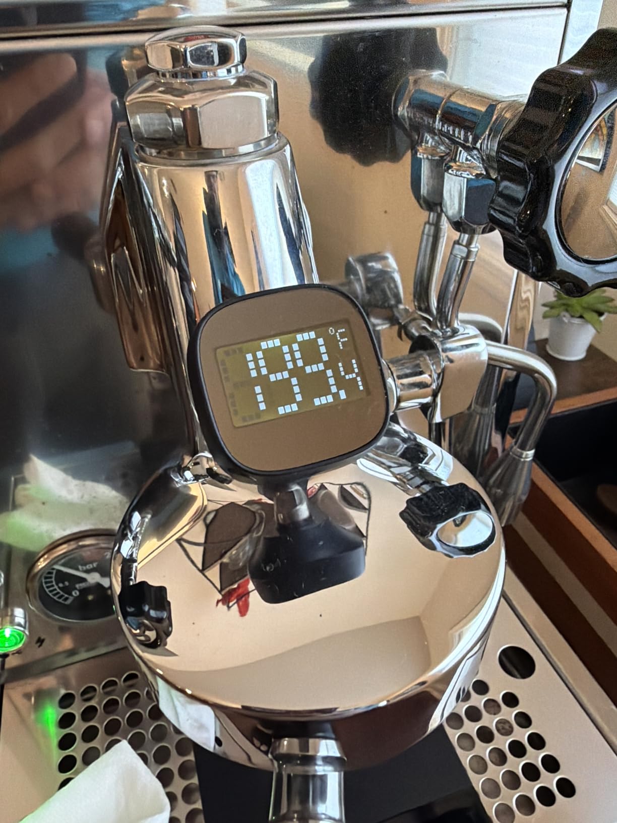 LCD Digital Coffee Maker Temperature Sensor Thermometer for E61 Group Head Espresso Coffee Machines Temperature Gauge Monitor customer photo 1
