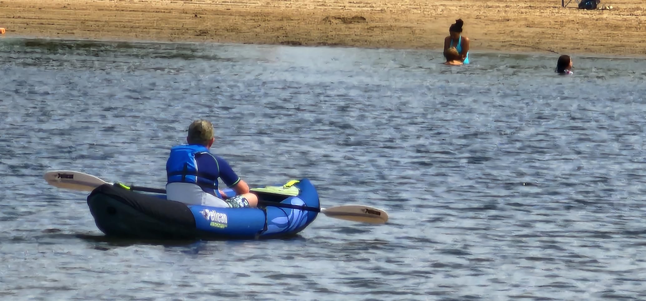Pelican iESCAPE Inflatable Kayak - Recreational Kayak - Compact, Stable and Fun All in One - for 1 or 2 Person customer photo 1