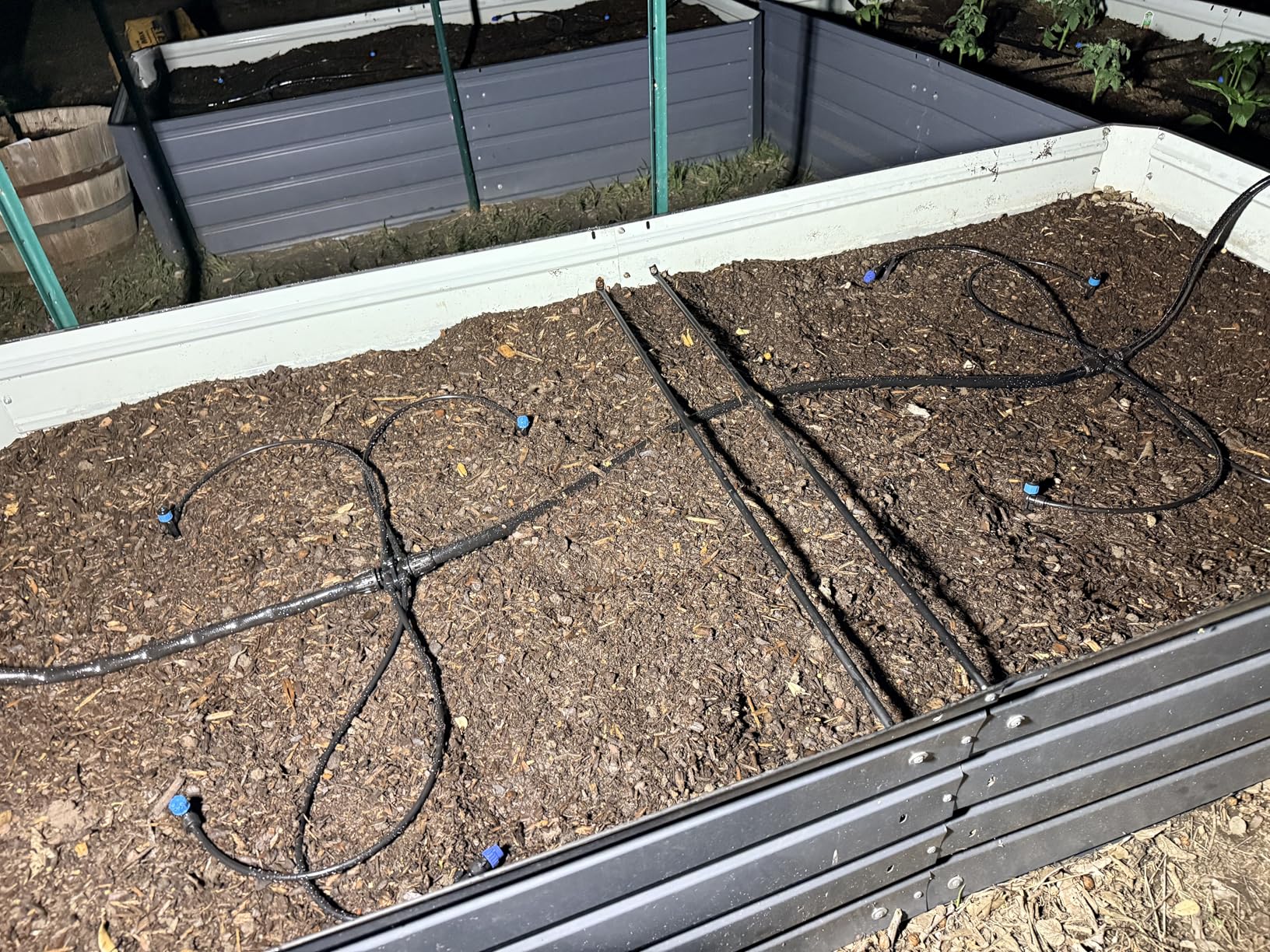 MIXC Drip Irrigation System,Quick Connector Garden Watering System Automatic Sprinkler System Kit for Lawn Raised Bed Greenhouse Plant Watering System (16FT Main Tube+ 79FT 1/4'' Tube) customer photo 1