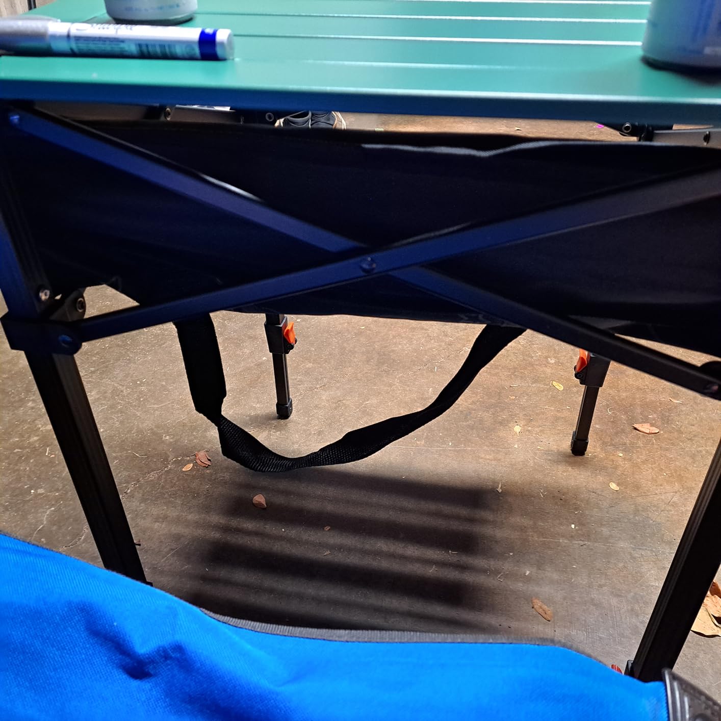 VILLEY Folding Camping Square Table with Carry Bag, Lightweight Aluminum Adjustable Square Table for Outdoor, Camping, Picnic, Backyards, BBQ (S) customer photo 2
