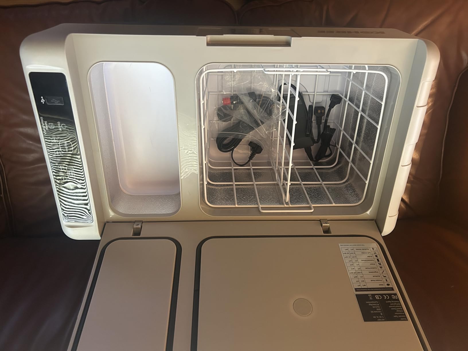 Kohree 12V Car Refrigerator, 53 Quart (50L) Portable Refrigerator, Dual Zone -4℉-68℉ Car Fridge Portable Freezer 12/24V DC and 100-240V AC for RV, Camping,Travel customer photo 2
