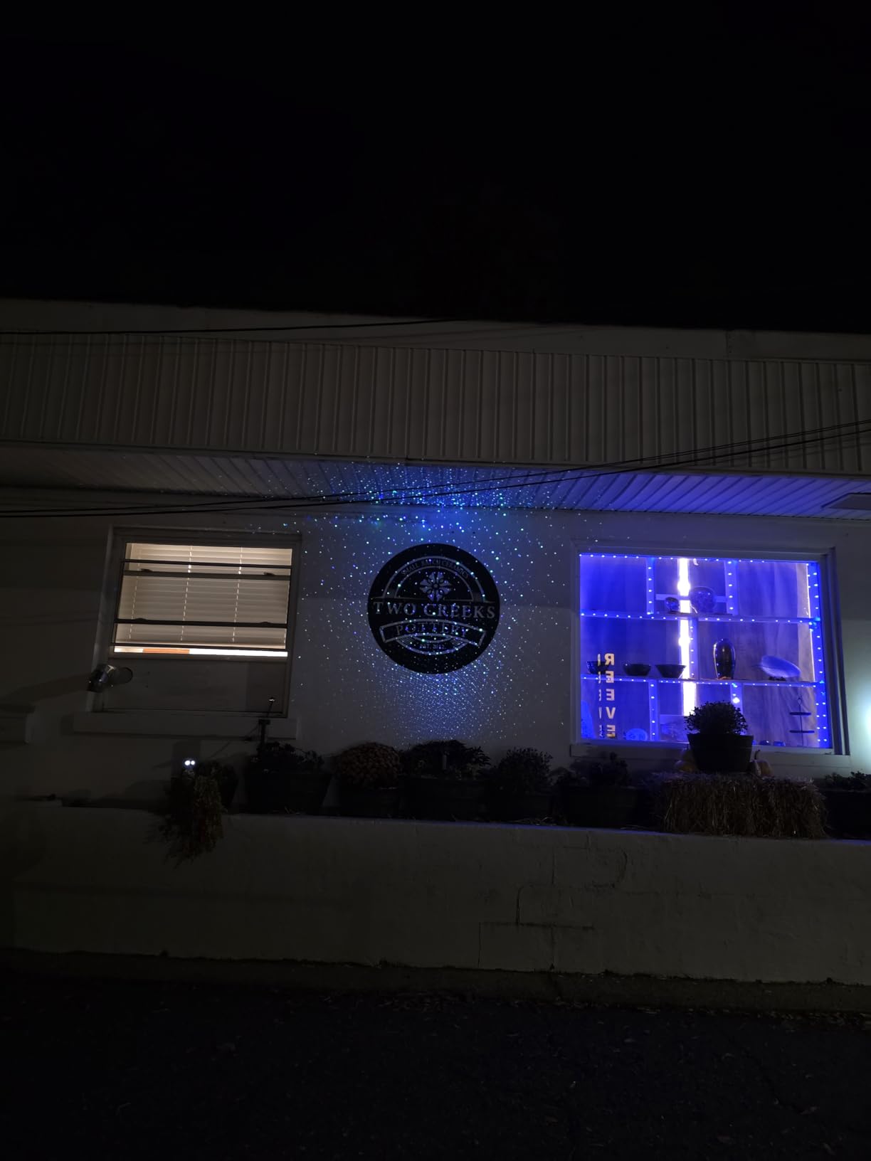 Outdoor RGB Laser Projector Lights, Moving 3 Color Starry Sky & Firefly Effects customer photo 1