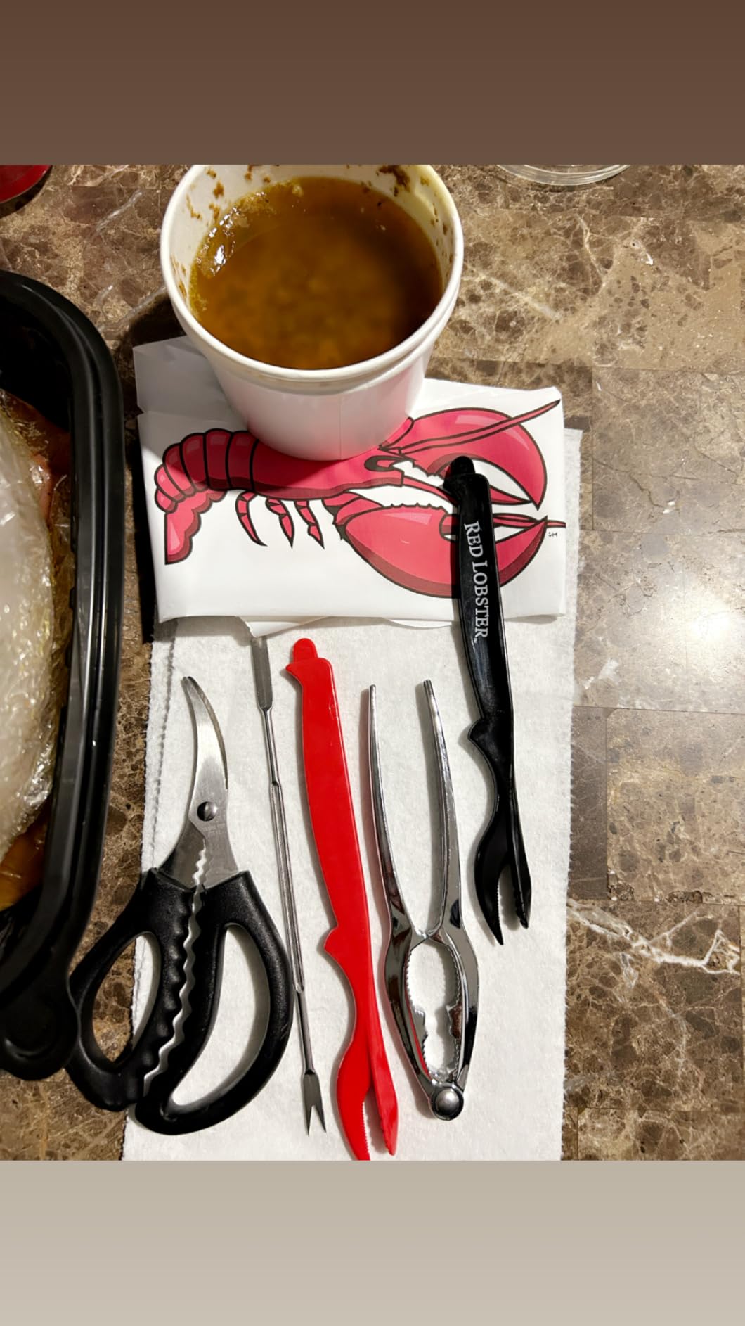 Seafood Cracker Tool Set With Lobster Sheller Stainless Steel Crab Crackers Crab Leg Fork Seafood Scissors And Storage Bag, Crab Leg Pick Utensils Set Crab Eating Tools (24Pcs) customer photo 1