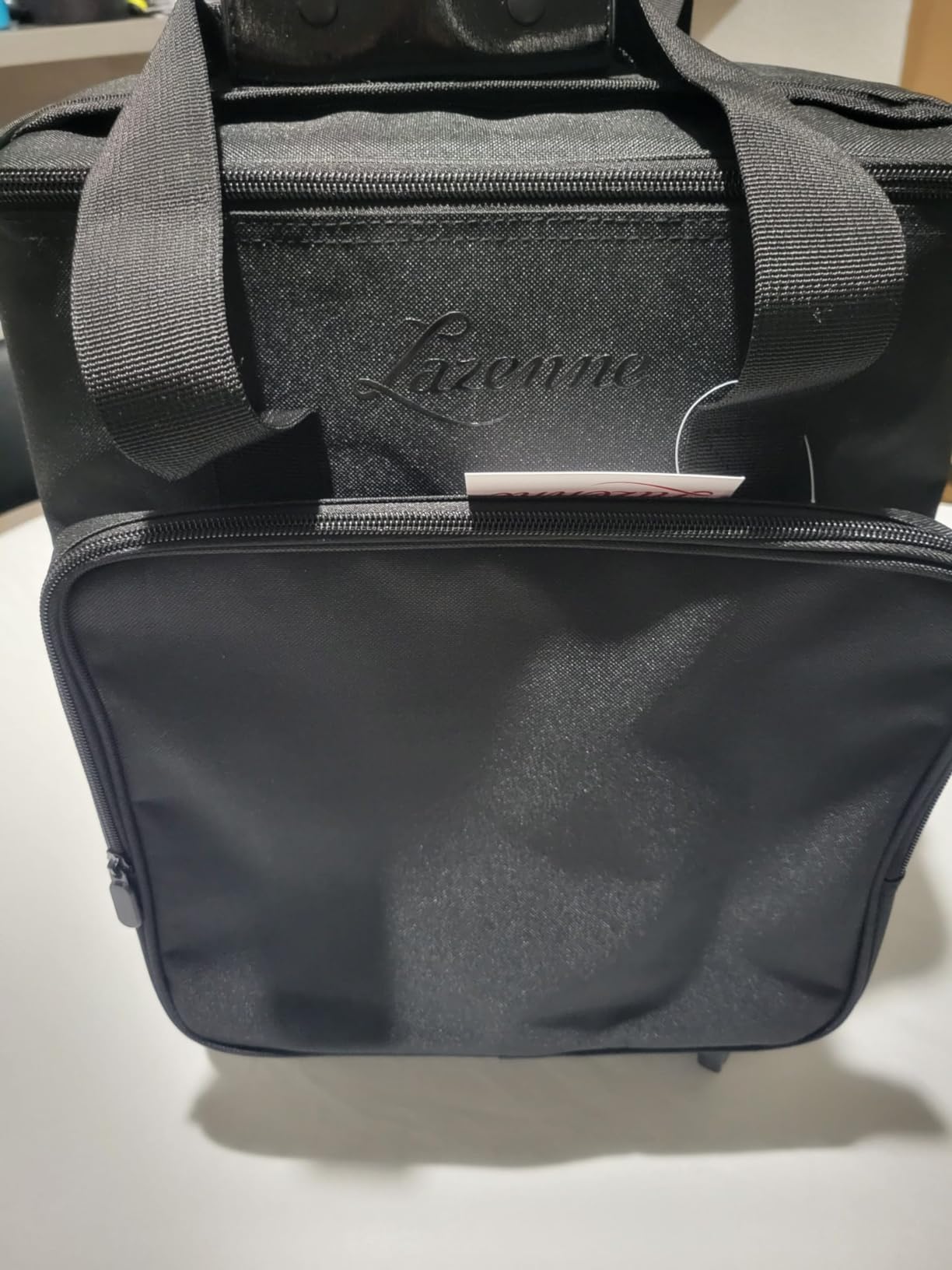 Wine Bags for Travel - 6 Bottle Wine Bag/Wine Carrier - Wine Luggage For Professionals and Consumers. 3-in-1 Wine Tote, Rolling Suitcase and Insulated Cooler Bag with Removable Dividers customer photo 2