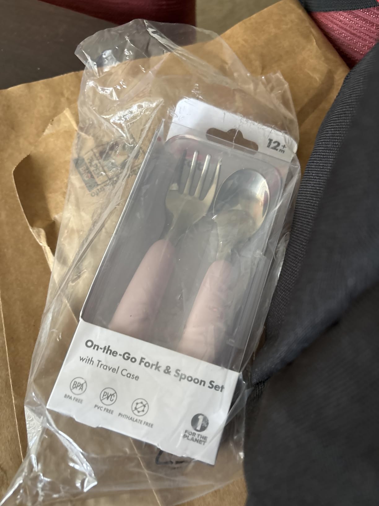 OXO Tot On-The-Go Fork and Spoon Set - Dusk customer photo 2