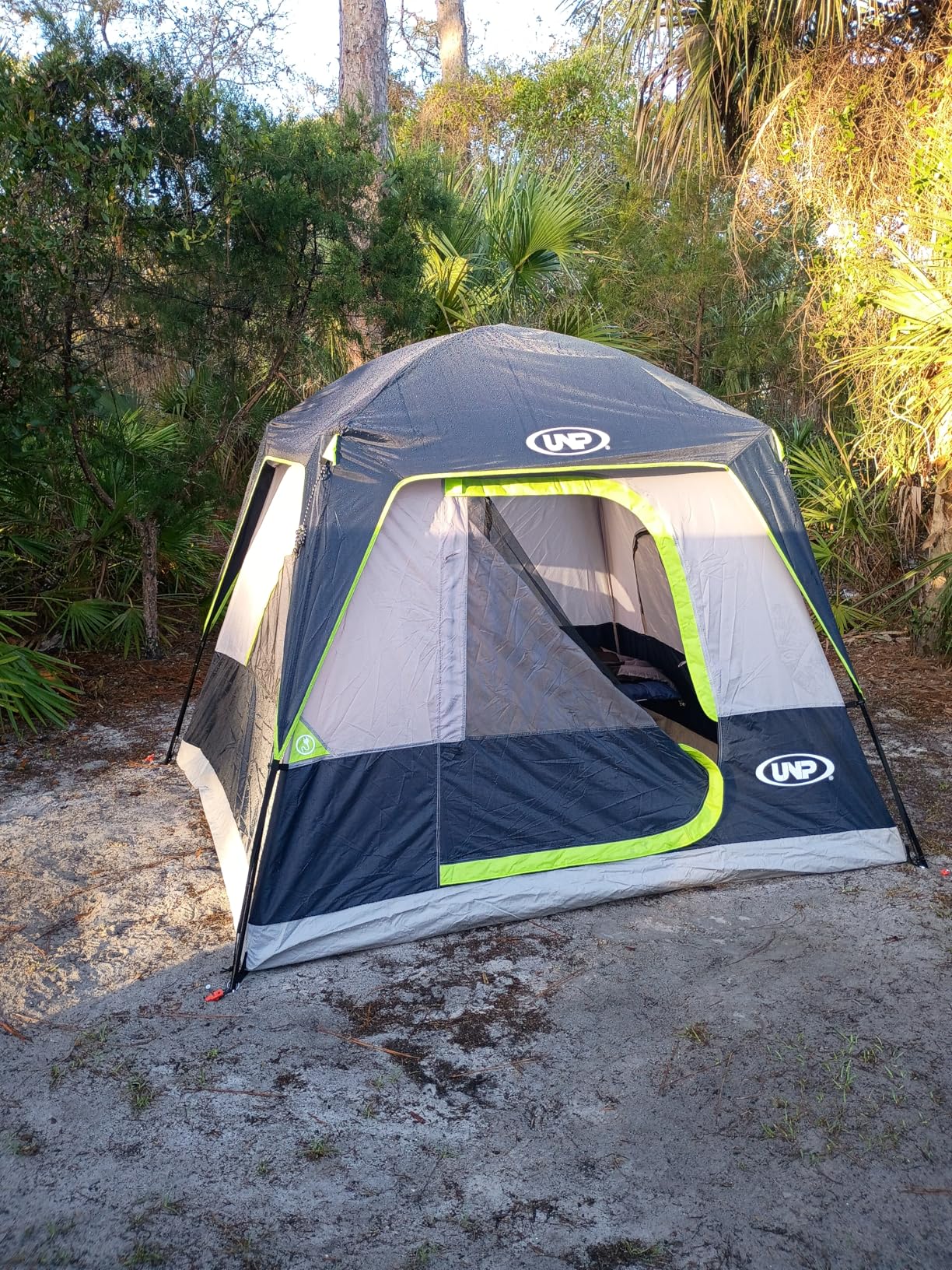 UNP 2/4/6/8 Person Tent, Portable Cabin Tent, Camping Tent 4-Person Easy Set Up, Waterproof with Top Rainfly for Outdoor Camping/Hiking customer photo 2
