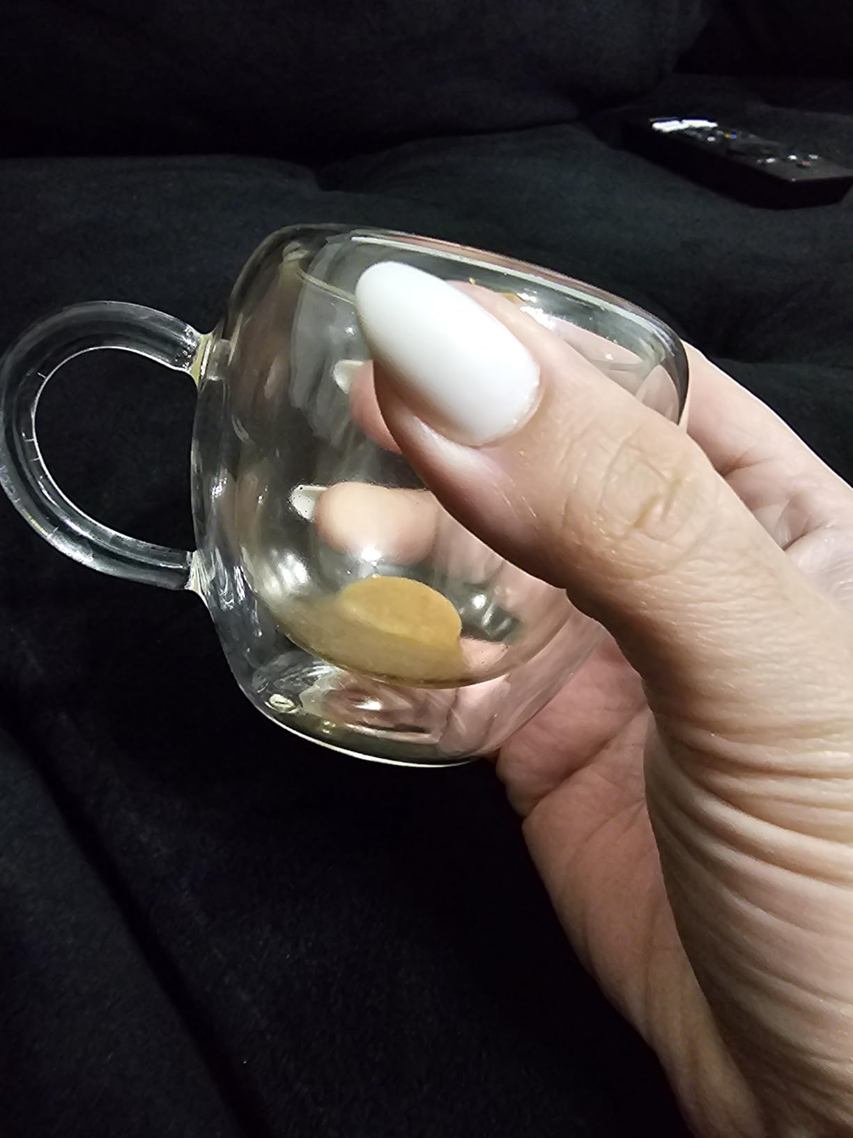 PARACITY Espresso Cups Set of 2, Double Walled Espresso Shot Glass with Handle, 2.5 OZ customer photo 1