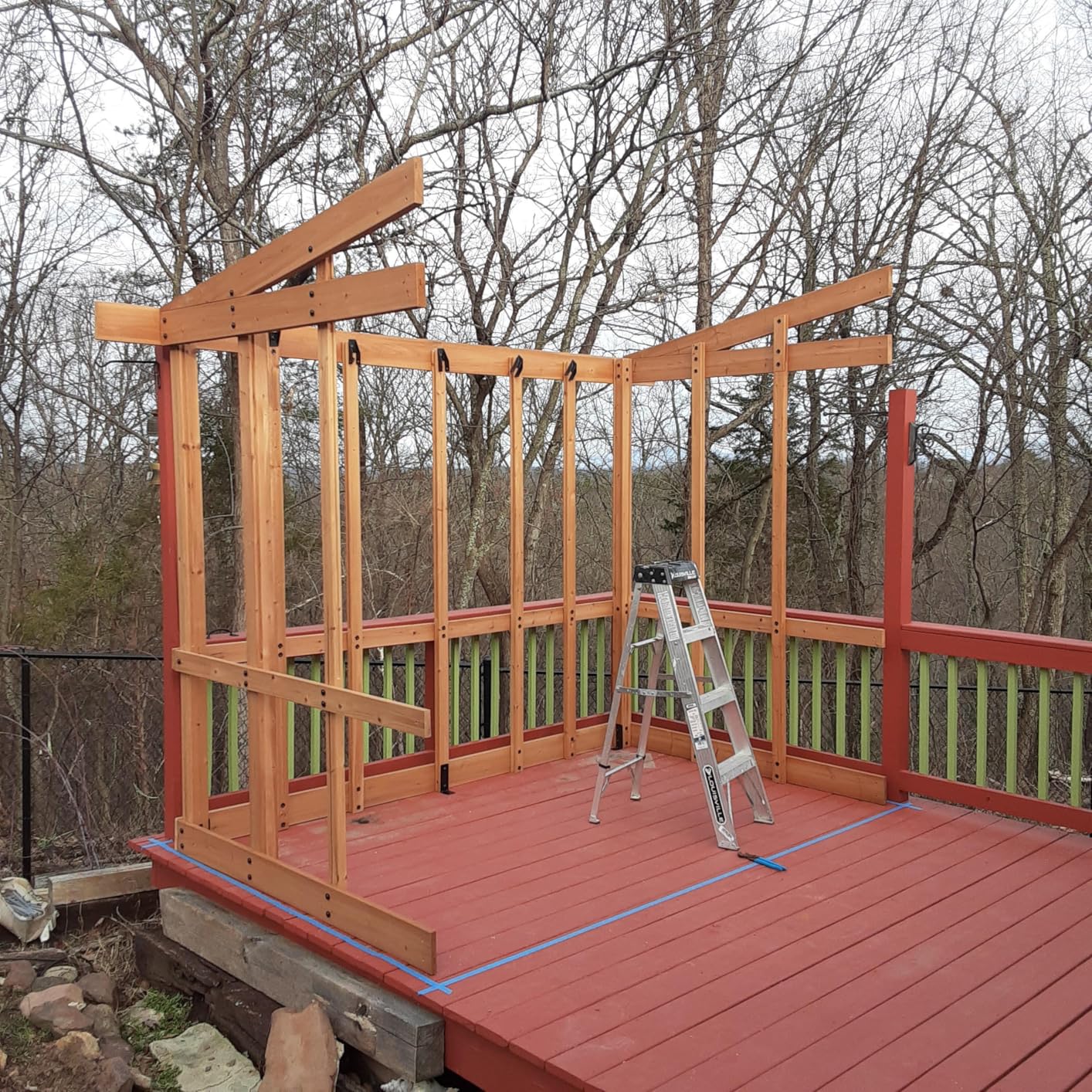 Backyard Discovery Willow 9' x 6' Cedar Wood and Polycarbonate Walk-in Greenhouse Kit with Exhaust Fan, Windows, Hose Hook-Ups, PowerPort, Staging Shelves for Year-Round Outdoor Gardening customer photo 2