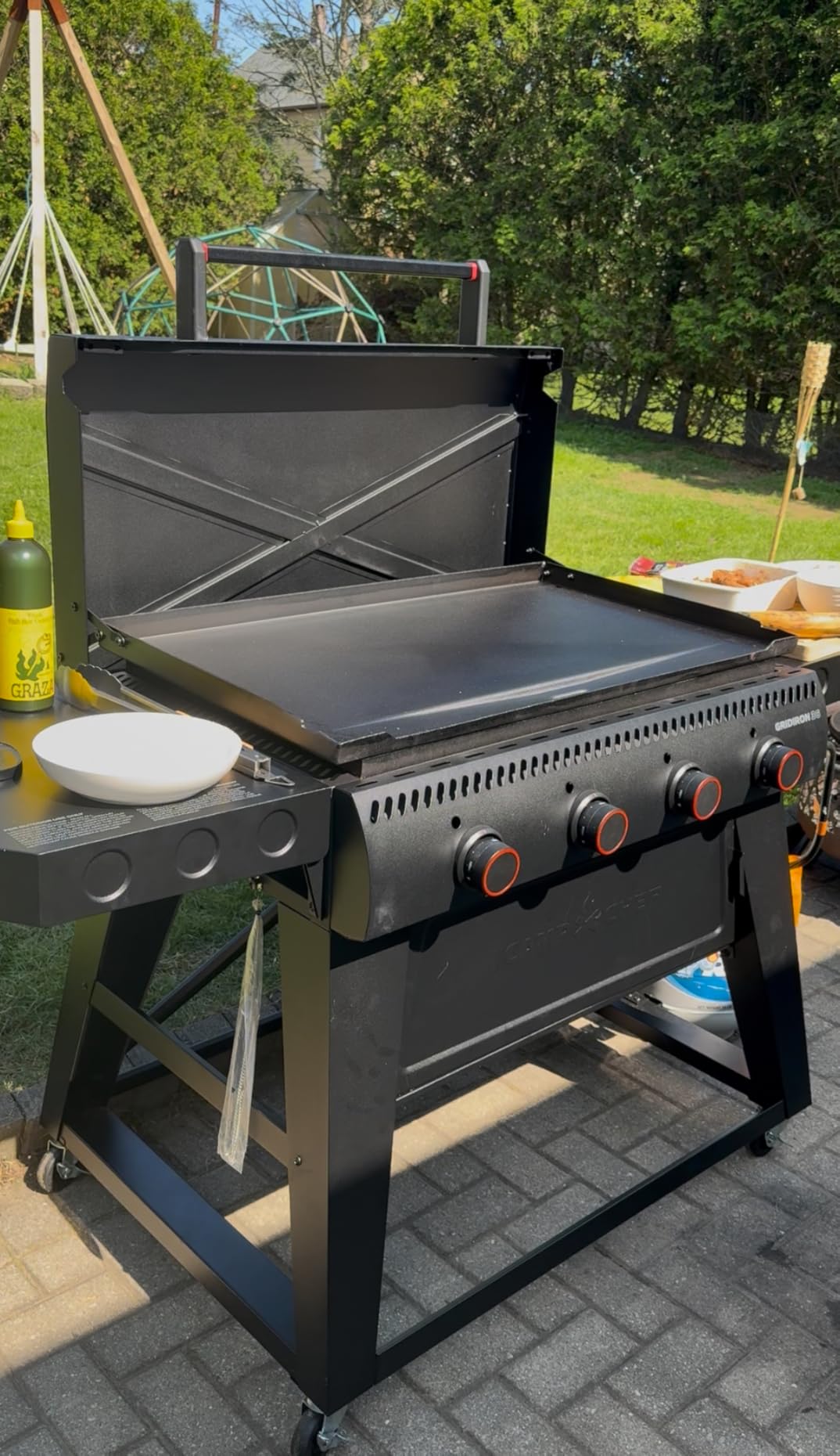 Camp Chef Gridiron 36 - Outdoor Griddle Grill with Flamethrower Ignition & Hidden Grease Catcher - Premium Flat Top Grill for Outdoor Cooking customer photo 1