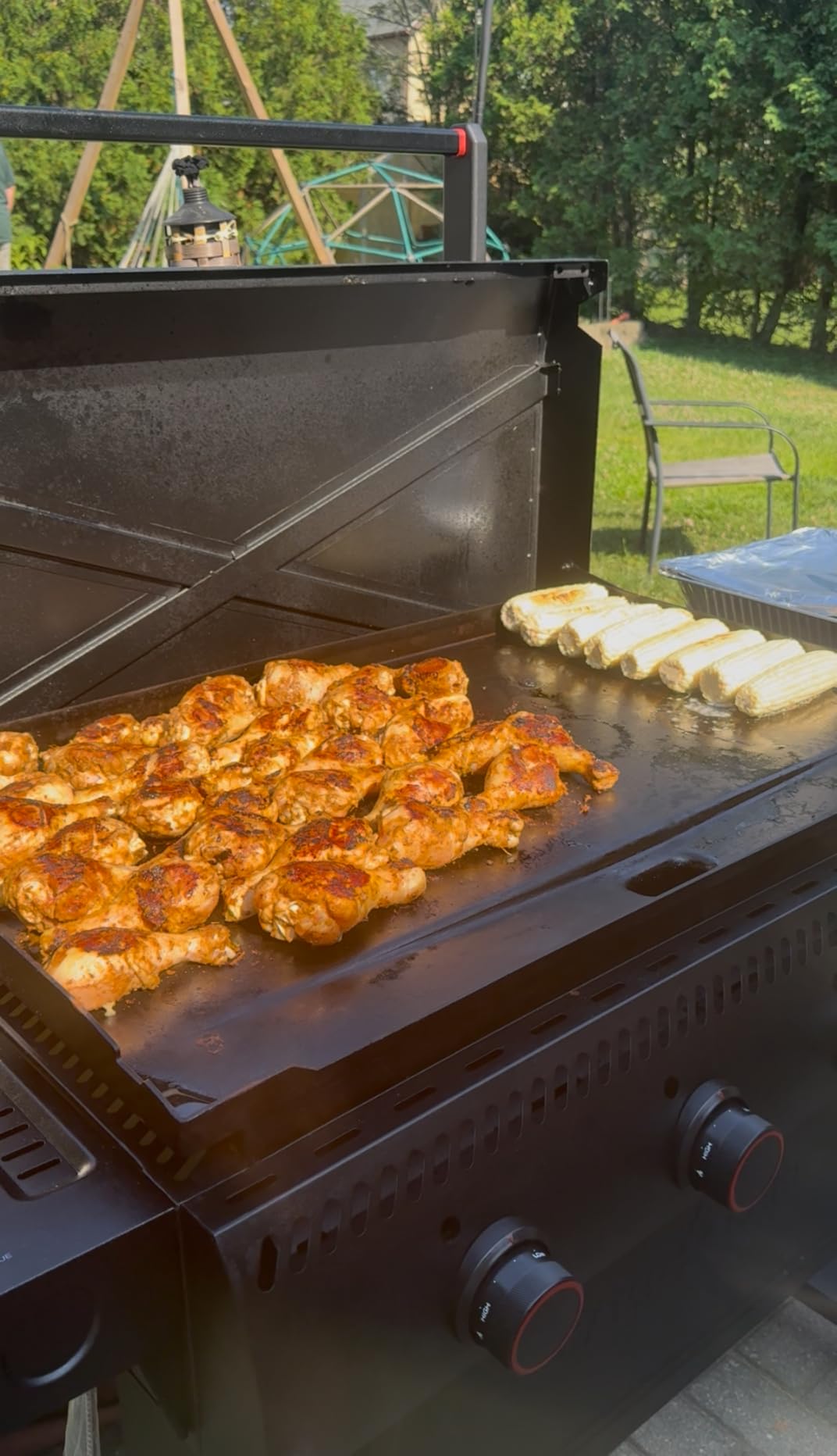 Camp Chef Gridiron 36 - Outdoor Griddle Grill with Flamethrower Ignition & Hidden Grease Catcher - Premium Flat Top Grill for Outdoor Cooking customer photo 2