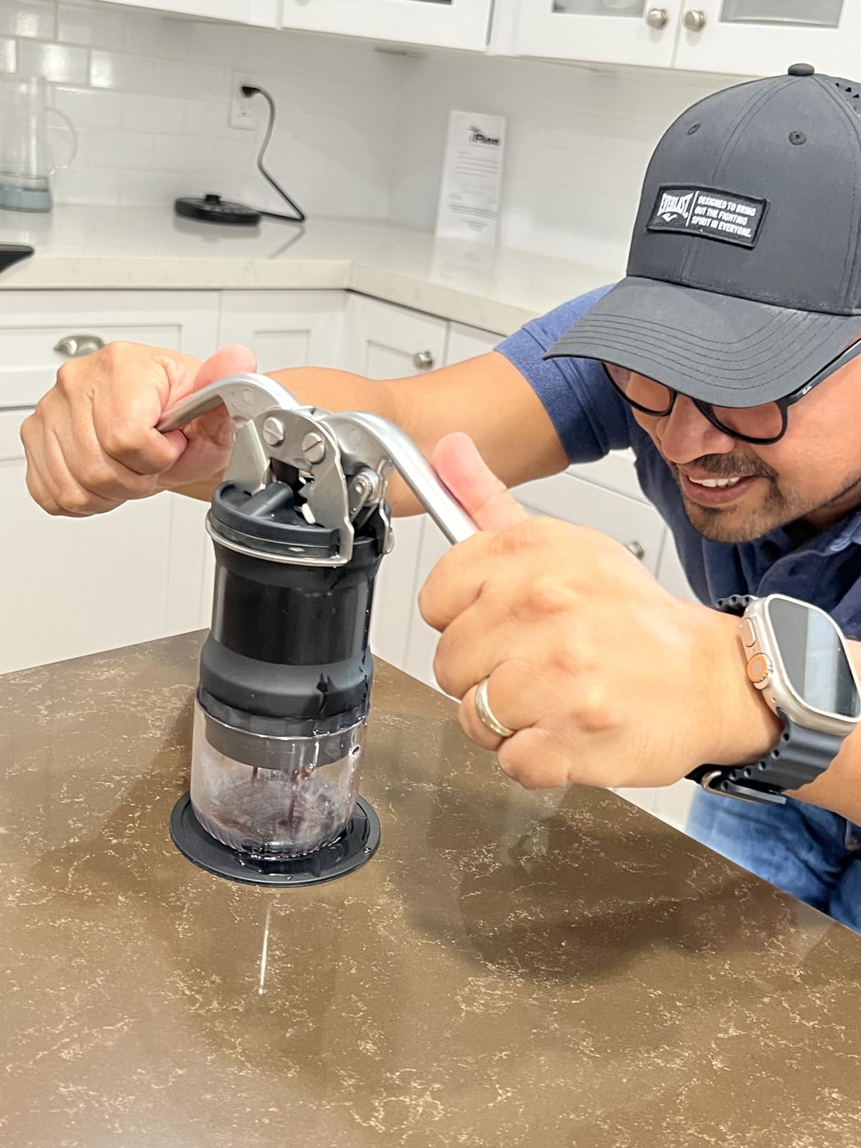 LEVERPRESSO V4 Portable Lever Espresso Maker - Manual Espresso Machine with 51mm Ridgeless Filter Basket, Double Shot, Non-Pressurized, Perfect for Camping & Travel - by HUGH (Pressurized Filter) customer photo 2