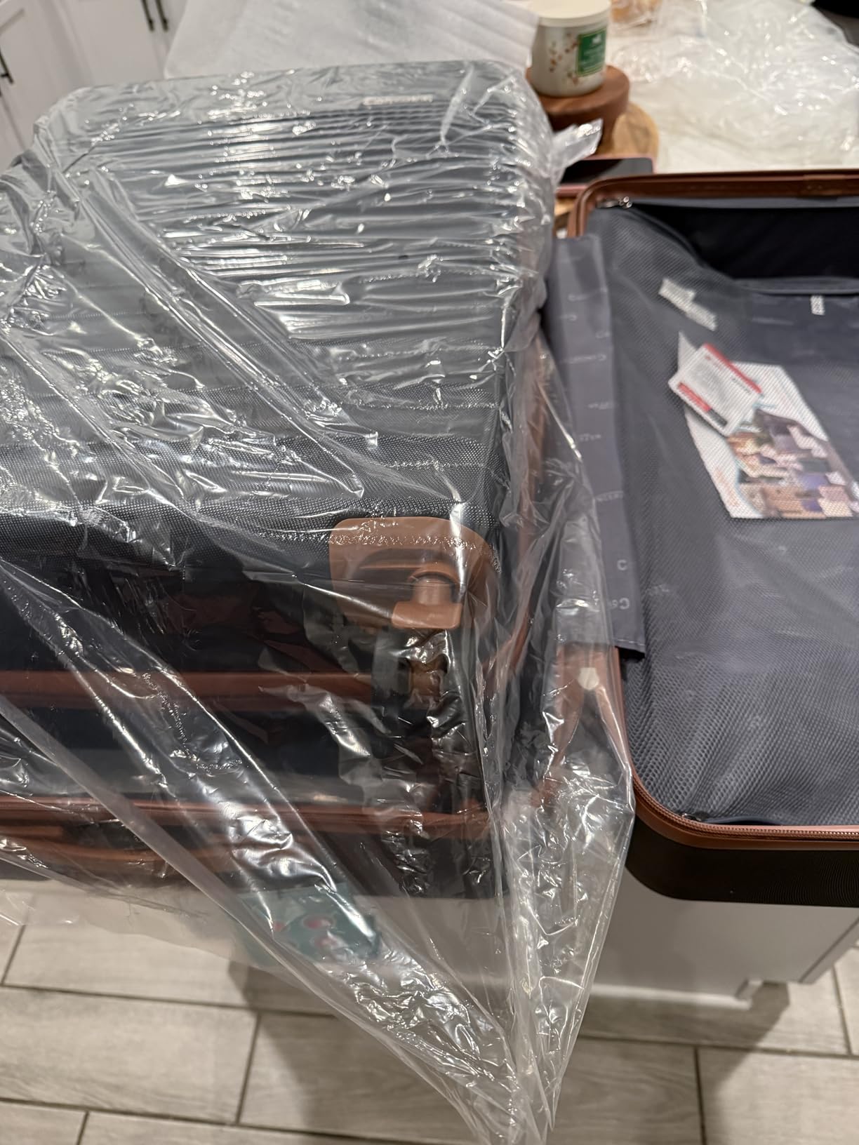 Luggage Sets 5 Piece, Suitcases with Wheels, Hardshell Suitcase Set, ABS Carry on Luggage Set with TSA Lock, Travel Luggage customer photo 2