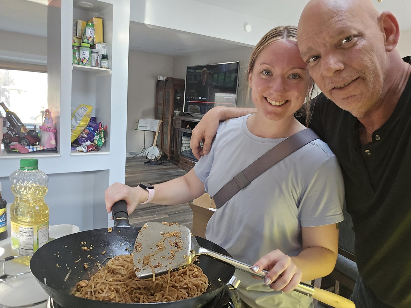 Nuwave Induction Wok, 3 Wattages 600, 900 & 1500, Precise Temp Controls from 100°F to 575°F in 5°F, Infuse Complex Charred Aroma & Flavor, Authentic 14-inch Carbon Steel Wok Included, Wok Hei customer photo 2