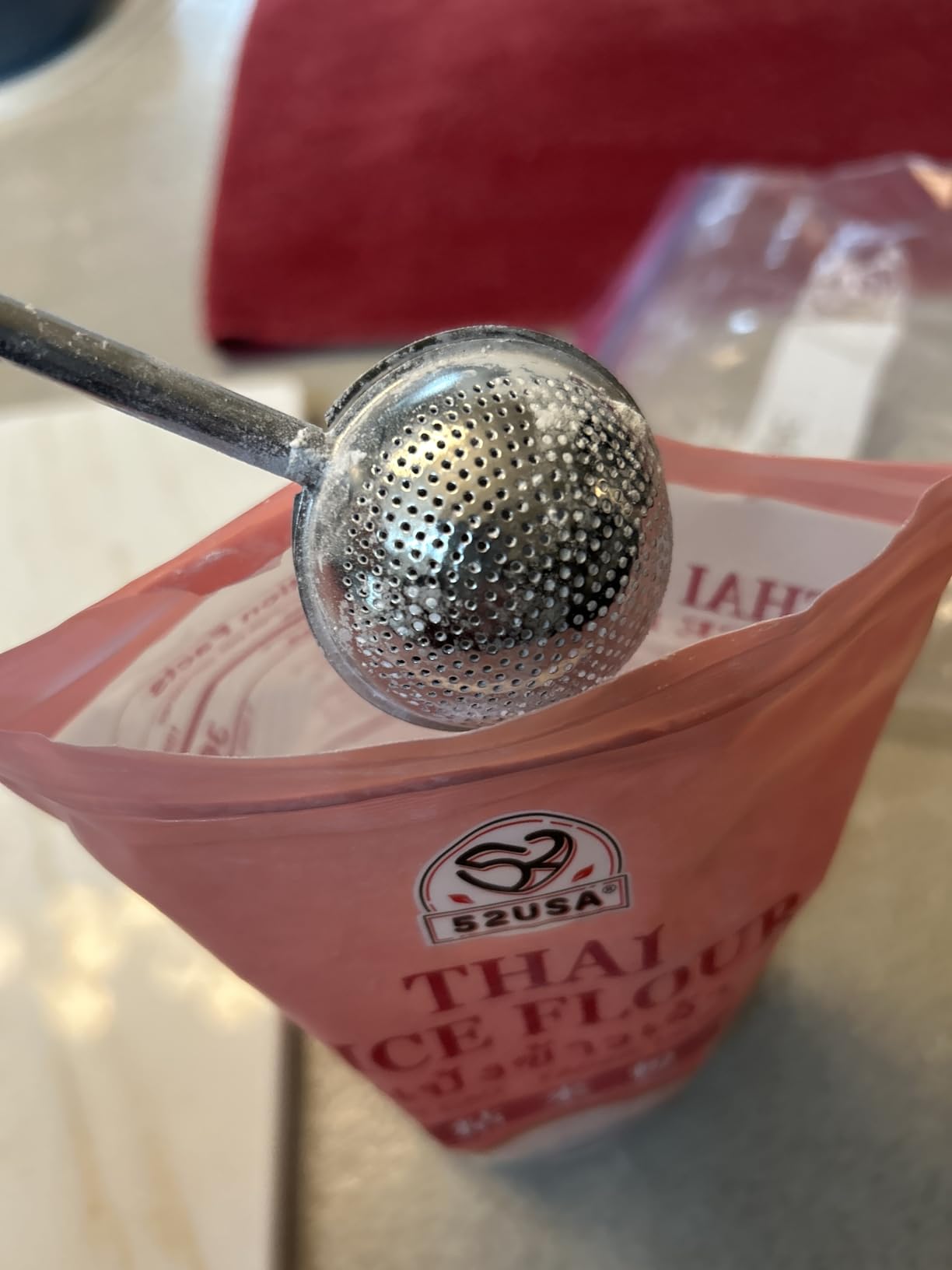 Flour Sifter, Stainless Steel Flour Sifter for Baking, One Handed Operation Baking Sifters, Great Flour Sieve Bakers Dusting Wand for Quick Sifting Cakes and Spices XVBITOR customer photo 1