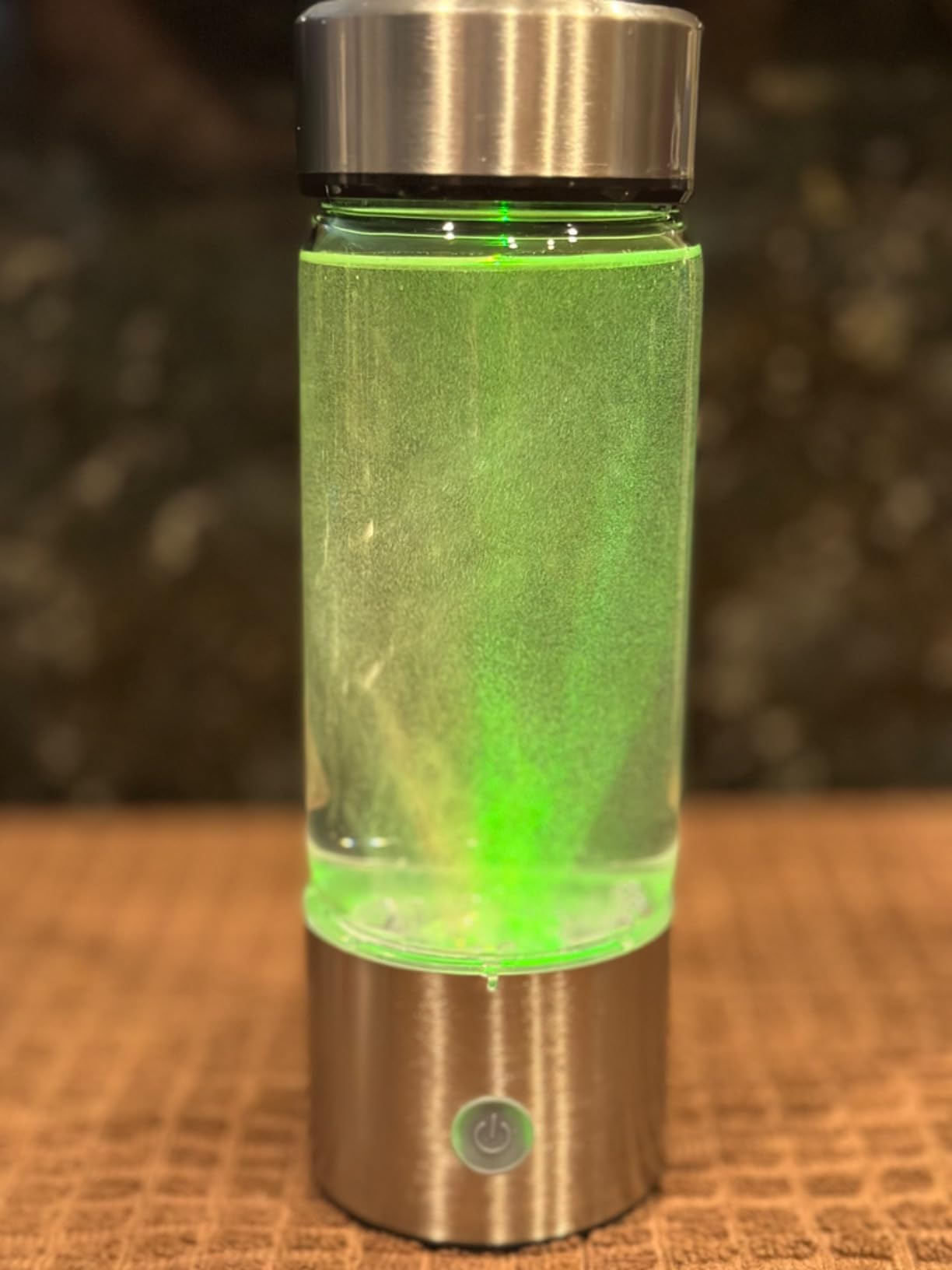 Hydrogen Water Bottle Generator, Portable Rechargeable aquahealth Hydrogen Water, Hydrogen Water Ionizer Machine, with SPE/PEM Technology, for Home Office Travel Fitness Drinking customer photo 1