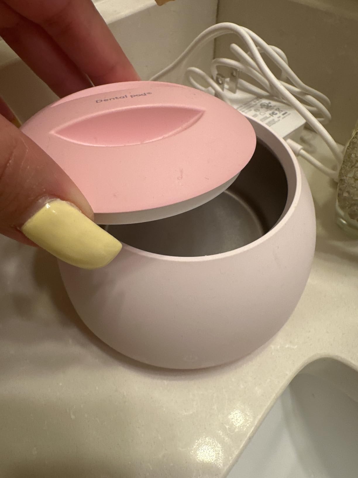 Zima Dental Pod: Ultrasonic Retainer Cleaner. The Original Retainer Cleaner Machine, Aligner Cleaner, Nightguard Cleaner, Mouthguard Cleaner, Denture Cleaner. Ultrasonic Cleaner For Oral Dental Care customer photo 2