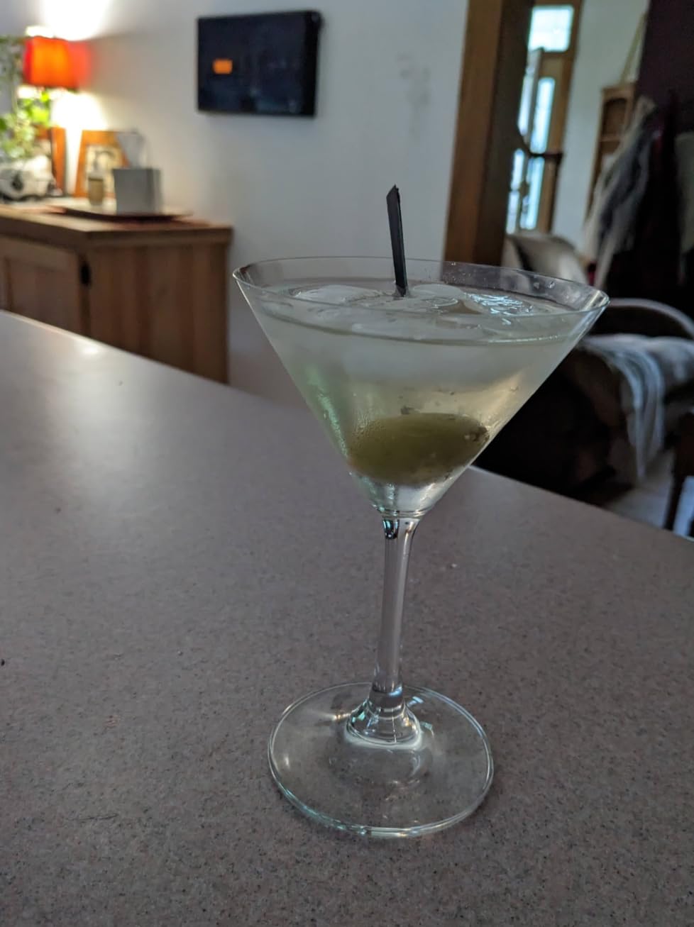 Unbreakable Martini Glasses Set of 6, 10 oz Plastic Martini Cocktail Glasses with Stem, Reusable Cocktail Glasses for Bar, Margarita, Whiskey, Gin, Tequila, BPA-Free, Top Rack Dishwasher-Safe, Clear customer photo 2