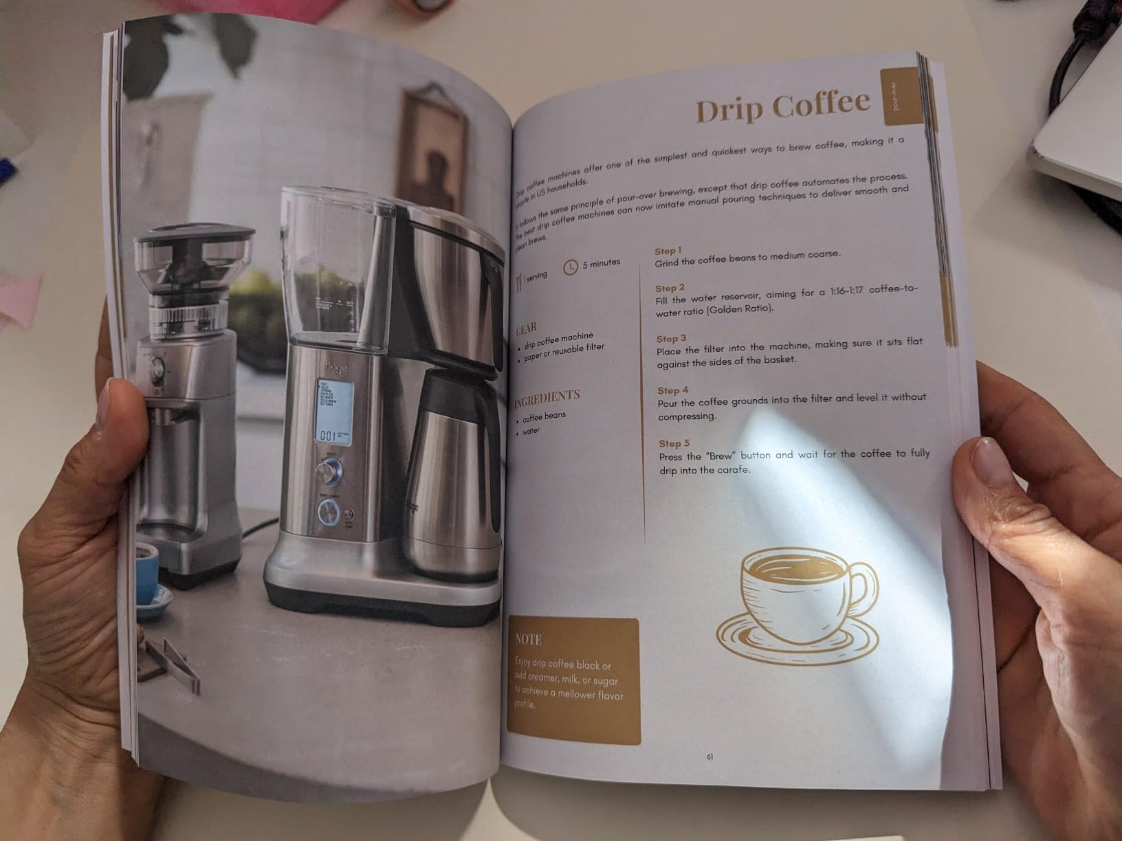 Home Barista Handbook: Coffee Recipe Book for Every Kitchen With Expert Tips, Techniques & 70 Delicious Brews customer photo 1