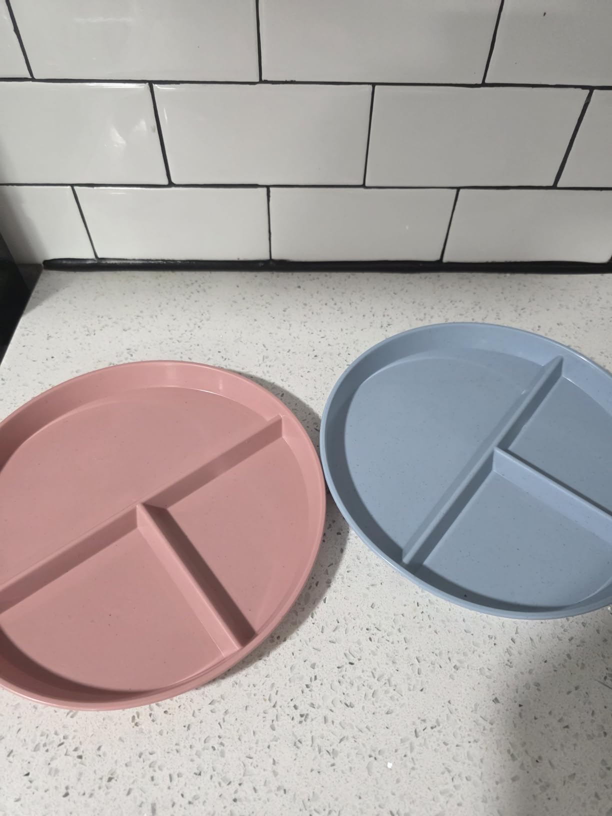 (5 Pack) Portion Control Plate for Balanced Eating, 9