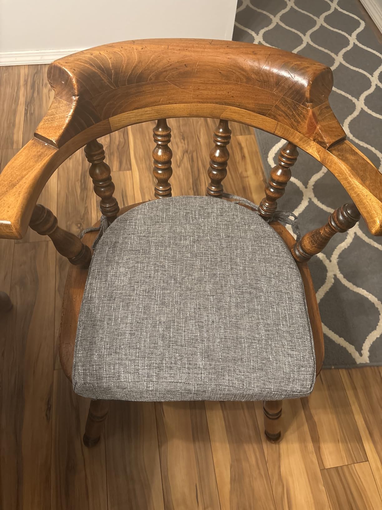 Chair Cushions for Dining Chairs with Ties and Removable Cover, Dining Kitchen Chair Pads with Non-Slip Bottom, High-Resilience Indoor Seat Cushions, 16