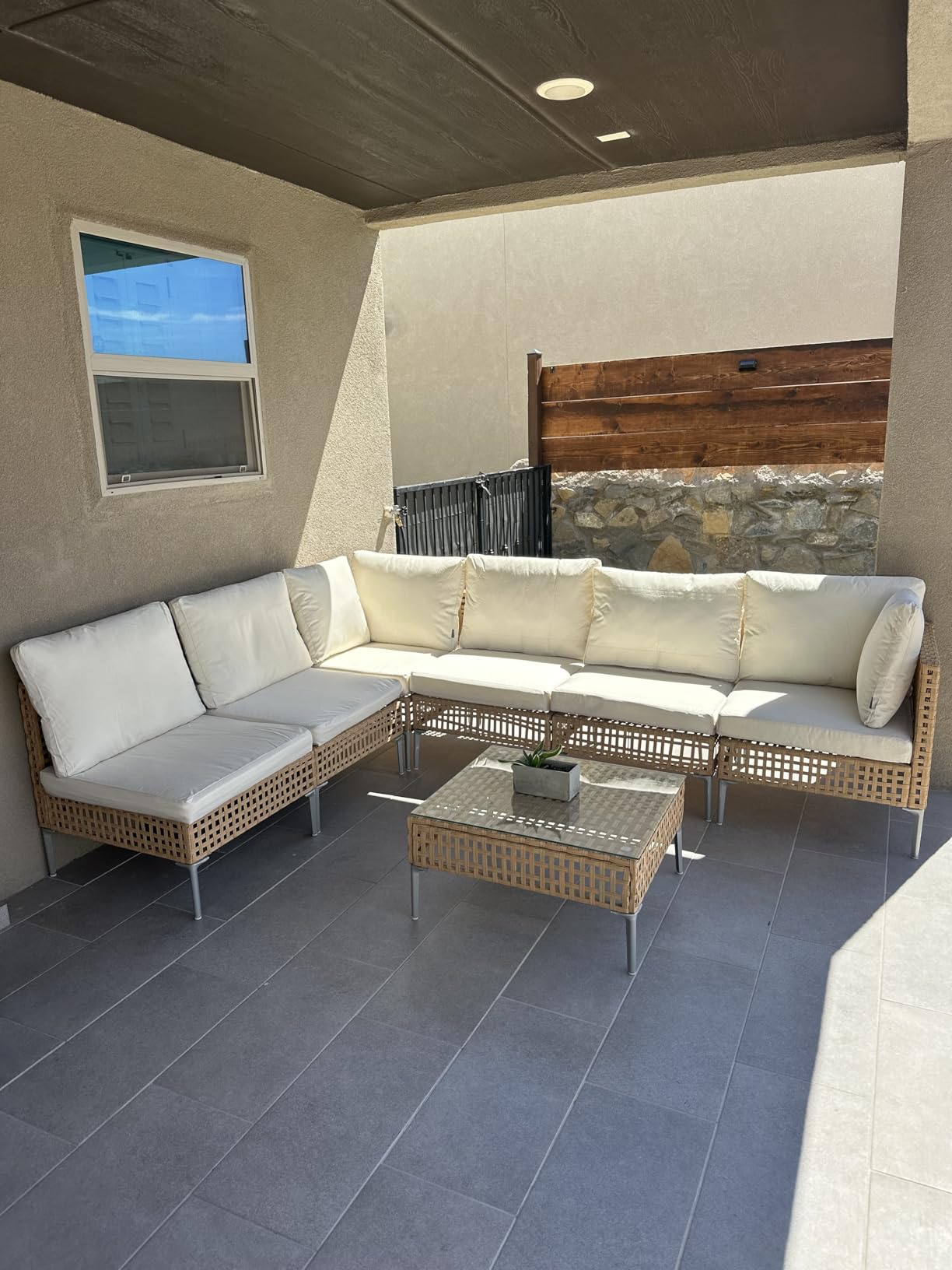 Grand patio 9-Piece Patio Furniture Set with 47