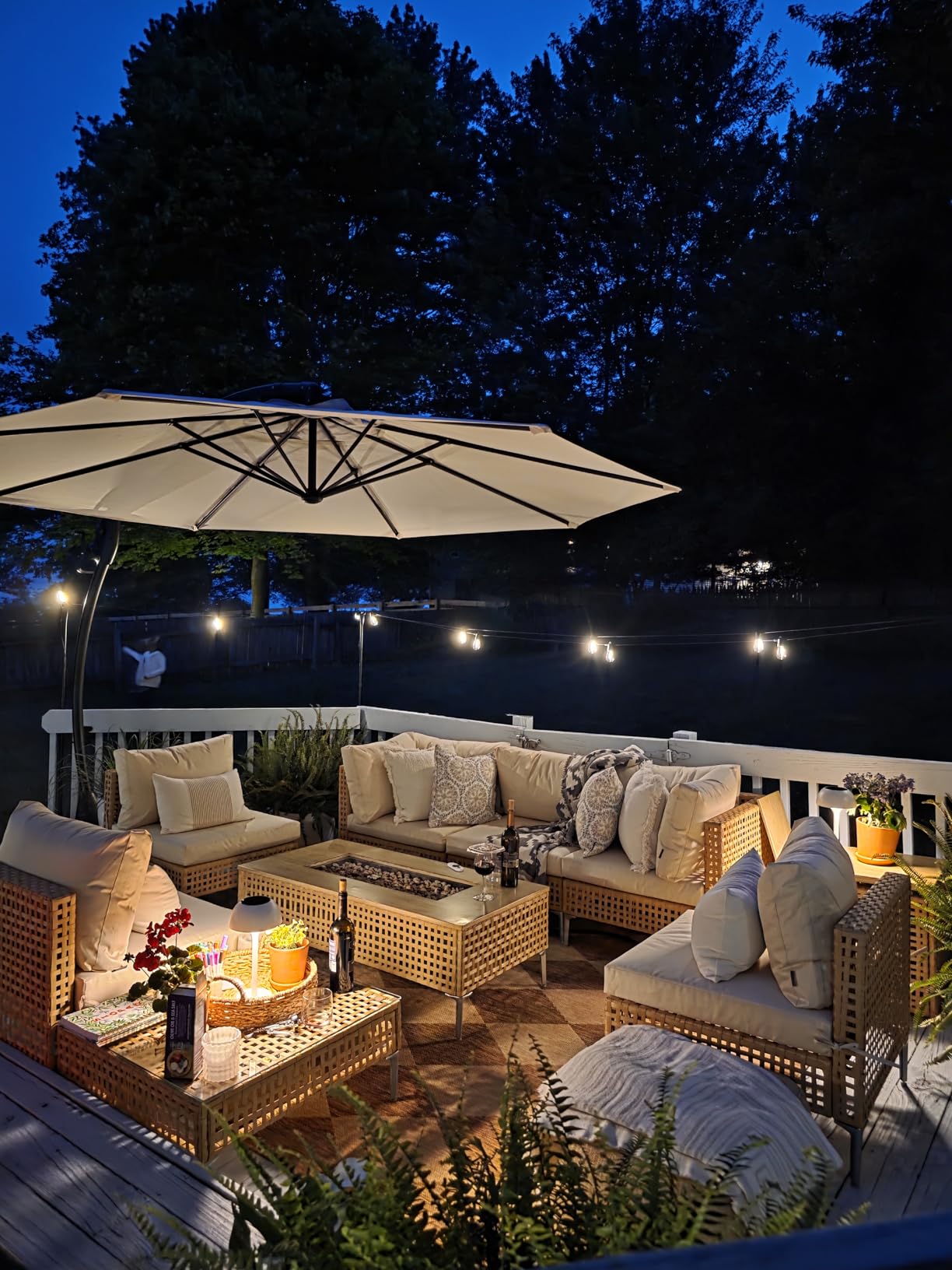 Grand patio 9-Piece Patio Furniture Set with 47