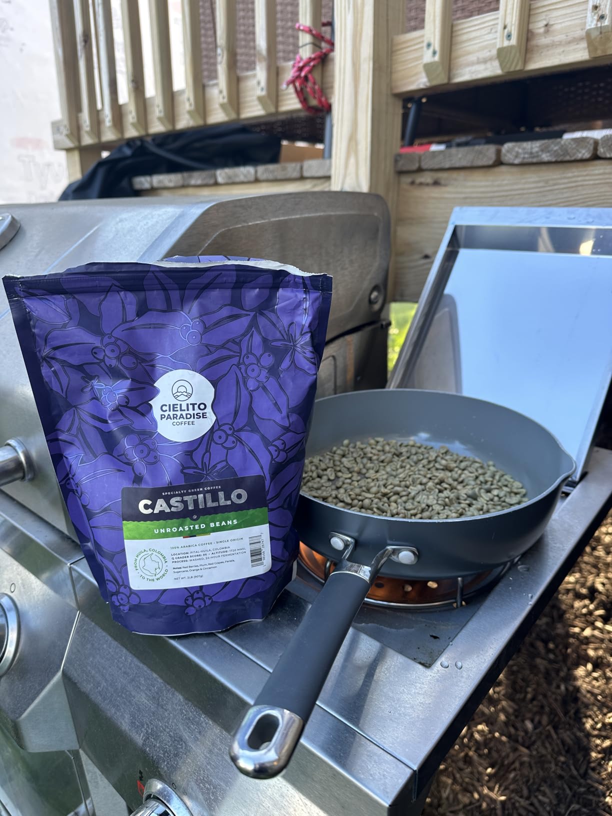 2 Lb, Fresh Single Origin Unroasted Green Coffee Beans, Specialty Grade From Huila Colombia, Direct Trade (Castillo Varietal) customer photo 2