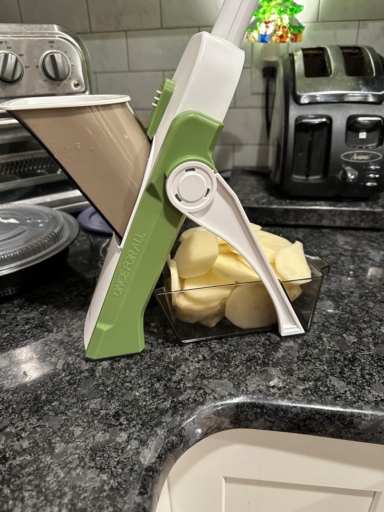 SupMaKin Safe Mandoline Slicer for Kitchen, Potato Slicer for Chips, Vegetable & Food Cutter,Thickness Adjustable 0.1-8 mm, Kitchen Faster Slice Artifact (Only Slicer) customer photo 1