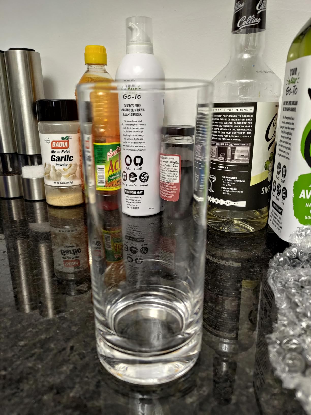 Drinking Glasses Set of 6, 16oz Crystal Highball Glasses, Clear Tall Glass Cups,Water Glass for Kitchen,Tom Collins,Juice,Whiskey,Mojito Cocktail Glasses for Bar Glassware,Gifts for Christmas customer photo 2