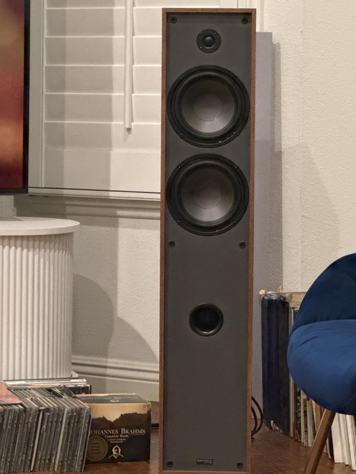 Dayton Audio Classic T65 Floor-Standing Tower Speaker Pair (Wood) customer photo 1