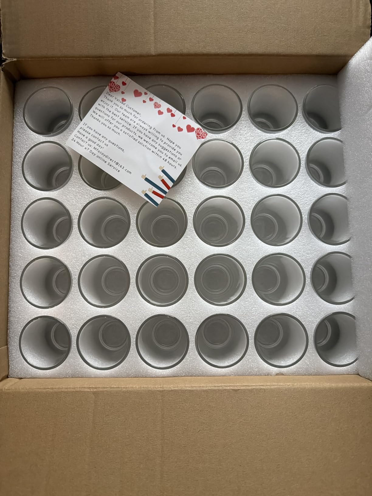 Mfacoy 30 Pack Shot Glasses Set with Heavy Base, 1.6 oz Clear Shot Glasses Bulk, Small Whiskey Shot Glass for Vodka, Whiskey, Tequila, Espressos, Spirits & Liquors, Clear Glass customer photo 2