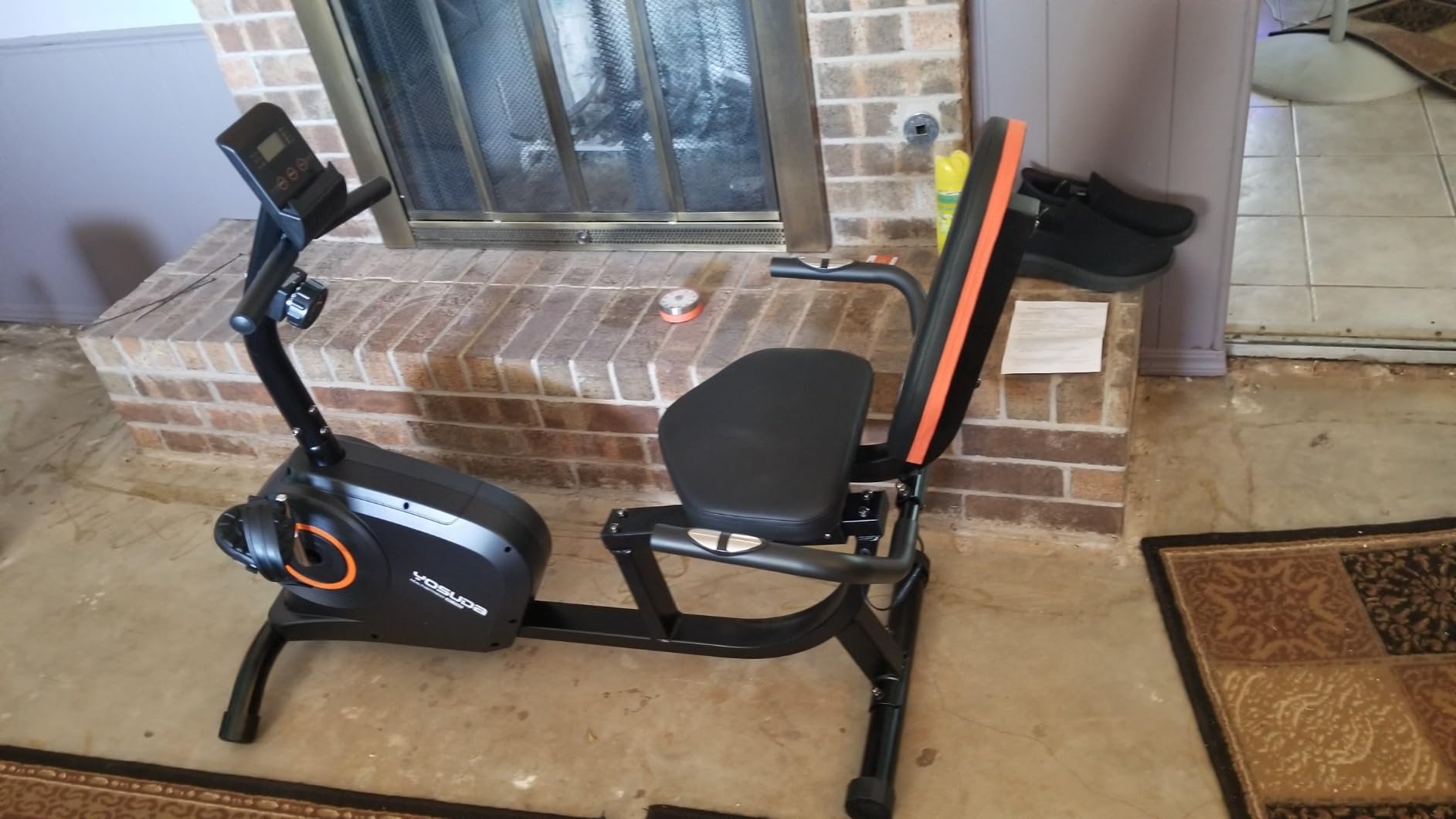 YOSUDA Recumbent Exercise Bike for Home，Magnetic Staionary Bike for Seniors customer photo 1