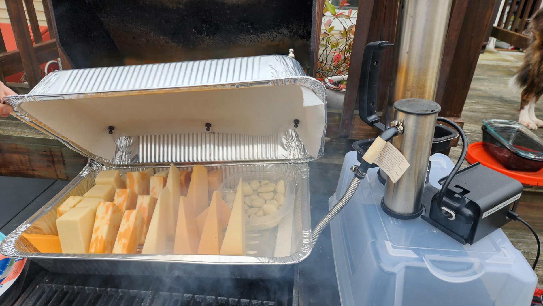 Advanced Smoke Tube for Pellet Smoker, Latest Upgrade Cold Smoker Generator for Gas Grilling, Portable Cordless Electric, Hot or Cold Smoking: Fit Any Grill or Smoke, Perfect Gifts for Men, Fathers customer photo 2