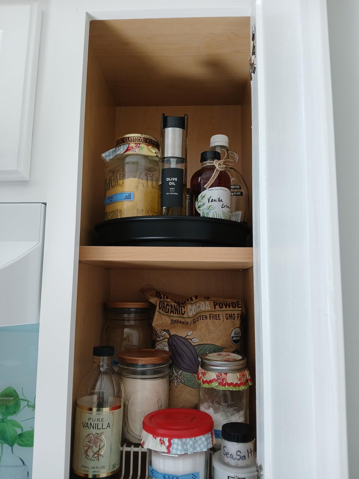 Amolliar Trays for Household Purposes, Lazy Susan Turntable Organizer, Metal Rotating Spice Rack for Kitchen Fridge, Cabinet, Countertop, Vanity, Pantry Storage, Under Sink Organizer, White 10
