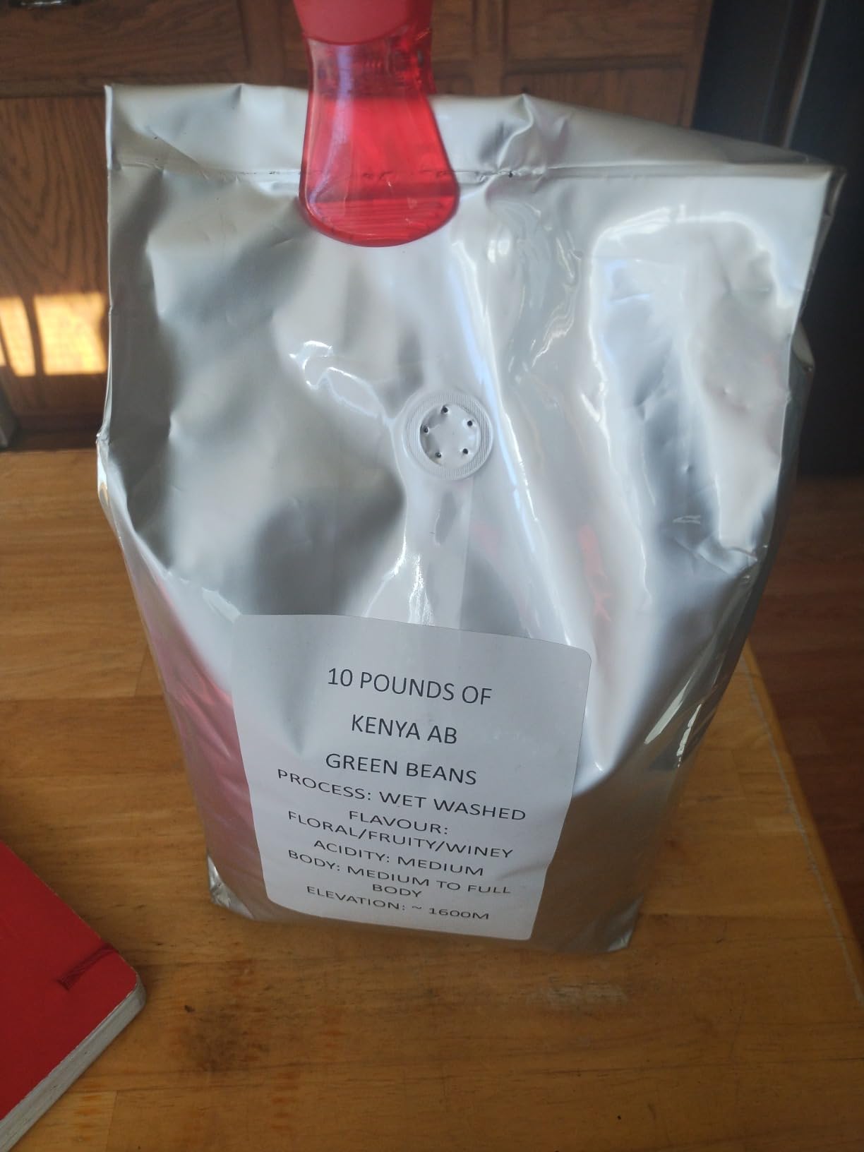 Kenya AA Grade Unroasted Green Arabica Coffee Beans from Kenyan Highlands - 100% Pure Arabica Coffee Beans With Optimal Flavor Freshness - Handpicked, Washed & Sun Dried - 3 LB customer photo 2