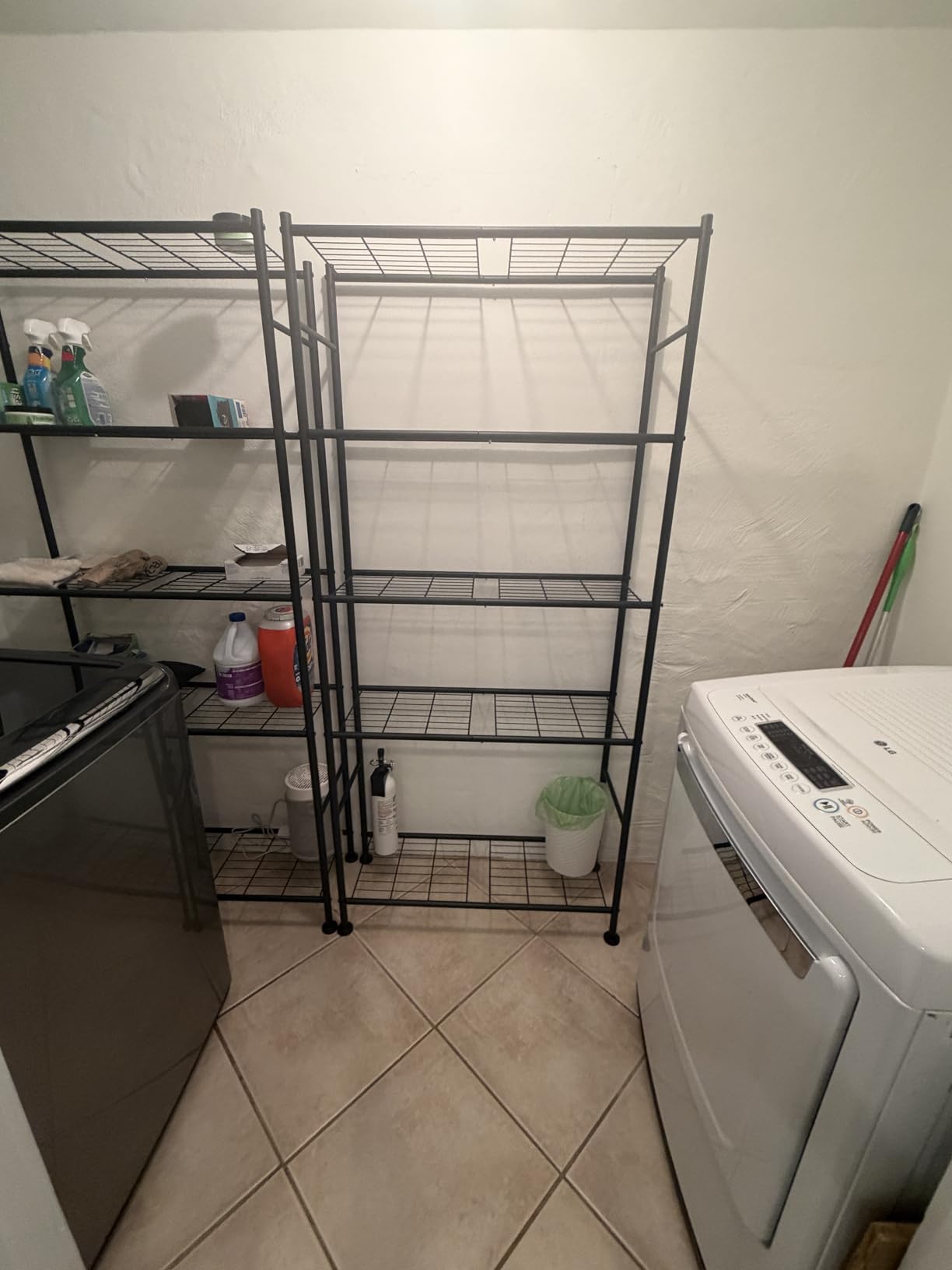 Storage Shelves - 5 Tier Shelf Organizer, Heavy Duty Garage Shelving Unit with Leveling Feet, Stable Metal Shelves Organizer for Pantry, Kitchen and Closet, 33.0