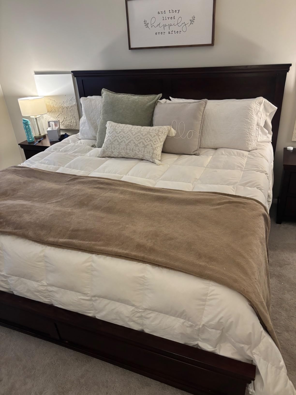 GOLDORO Queen Size Adjustable Bed Frame, Electric Bed Base, Wireless Remote Control, Whisper Quiet Durable Motor, Independent Head and Foot Incline, Padded Edge customer photo 2