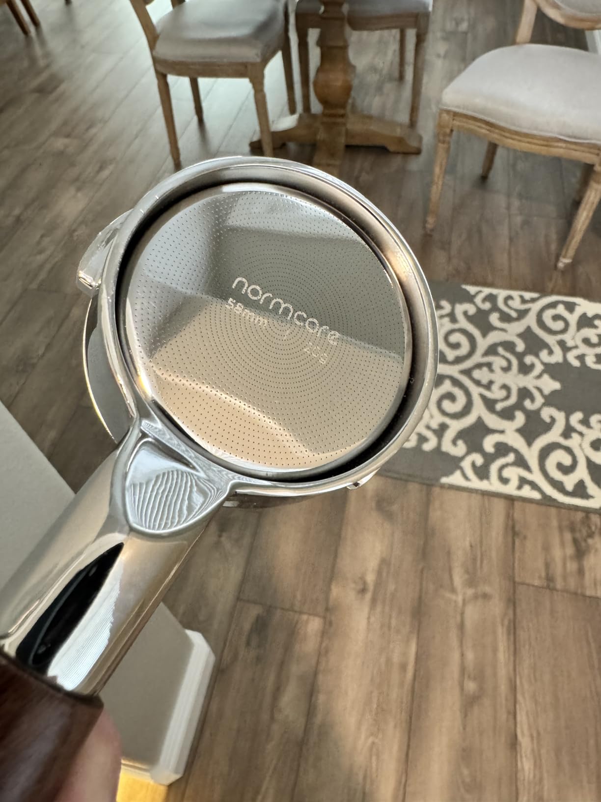 Normcore 58mm Precision High Extraction Filter Basket, 18g Portafilter Filter Basket For 58mm Espresso machines, 0.8mm Thickness, Comes with a 58.5mm Puck Screen, Espresso Paper Filters customer photo 2